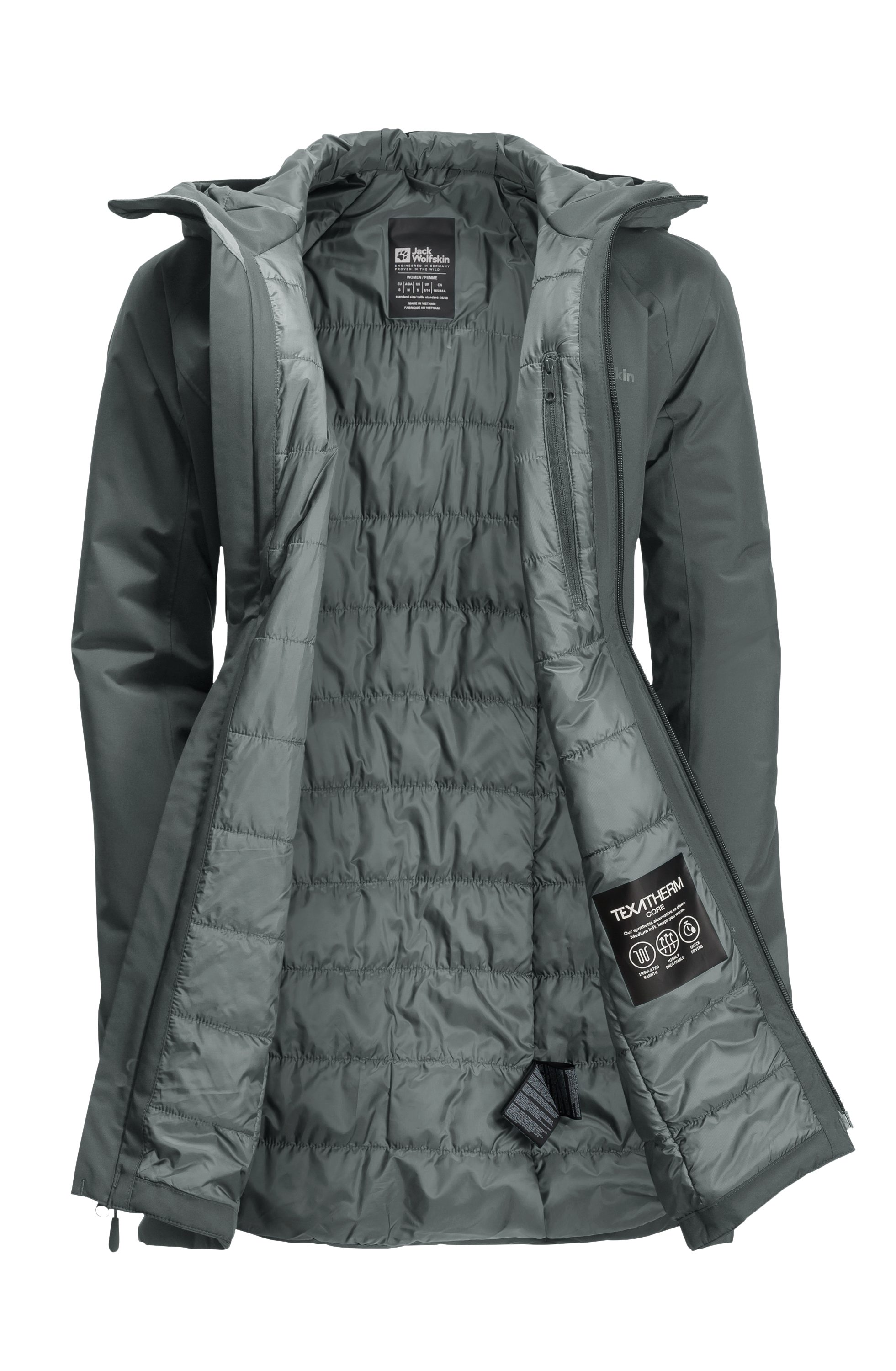 Jack Wolfskin Functionele jas HEIDELSTEIN in het JKT W Ademend & Waterdicht & Winddicht