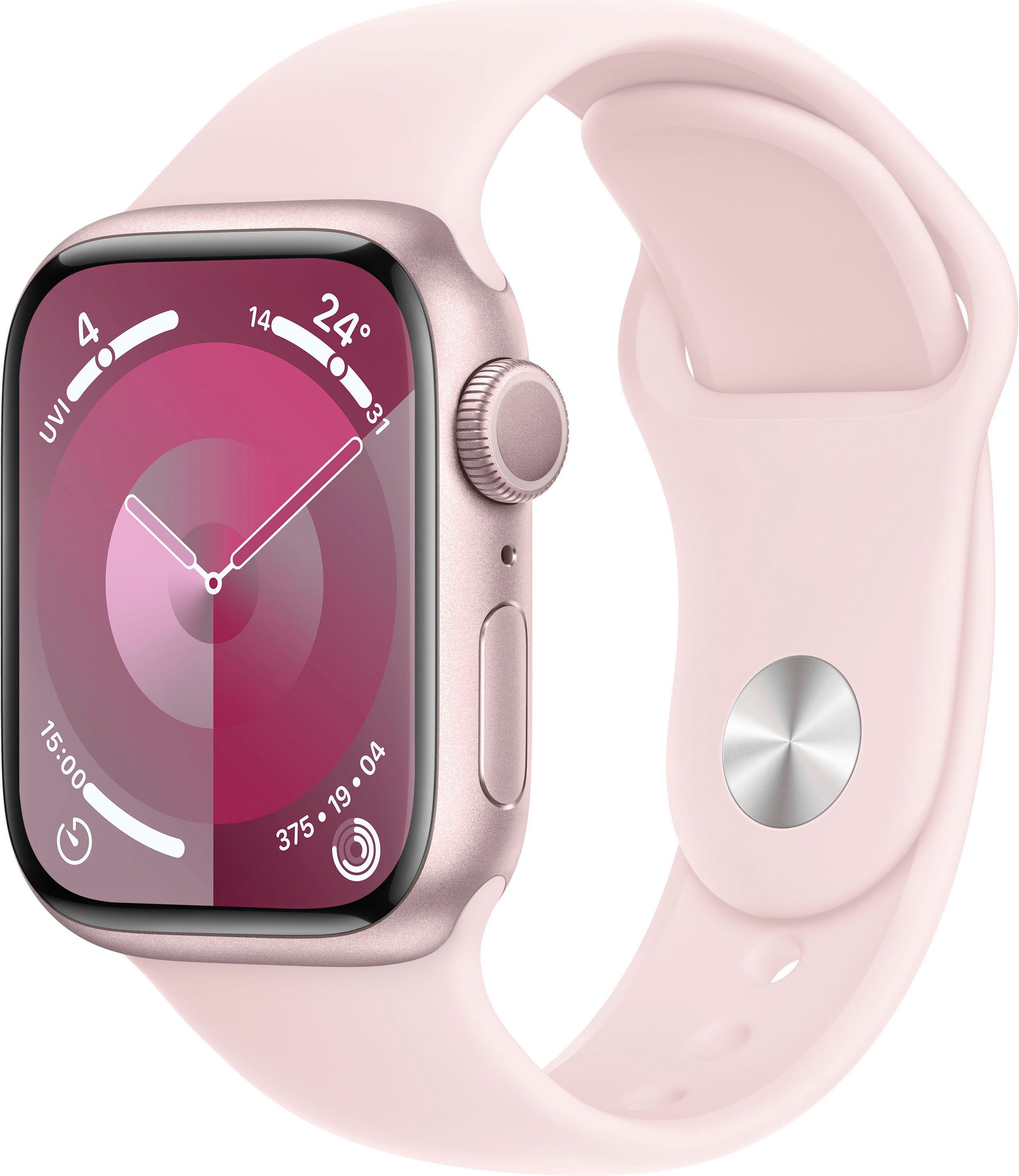NU 20% KORTING: Apple Smartwatch Watch Series 9 GPS Aluminium 41mm M-L Sport Band