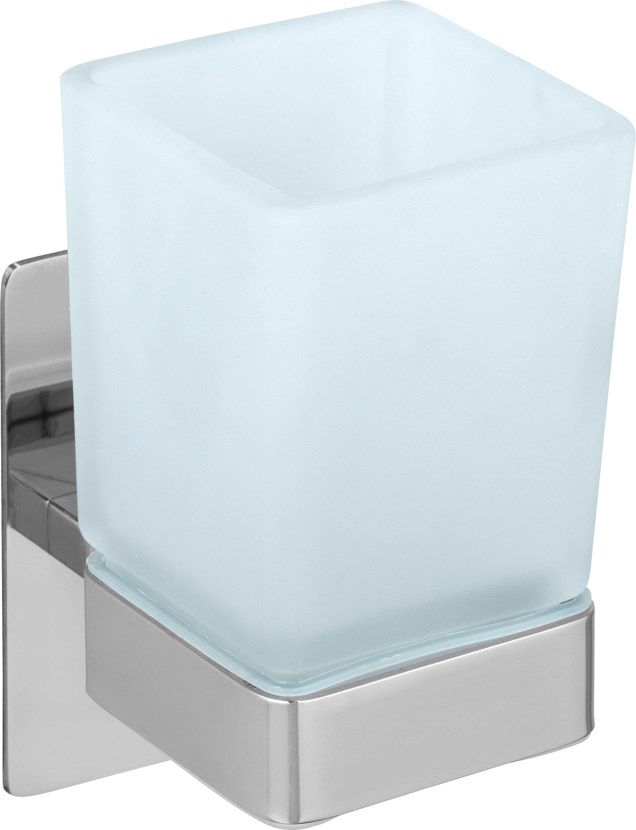 WENKO Poetsbeker Turbo-Loc® Genova shine, bevestigen zonder boren