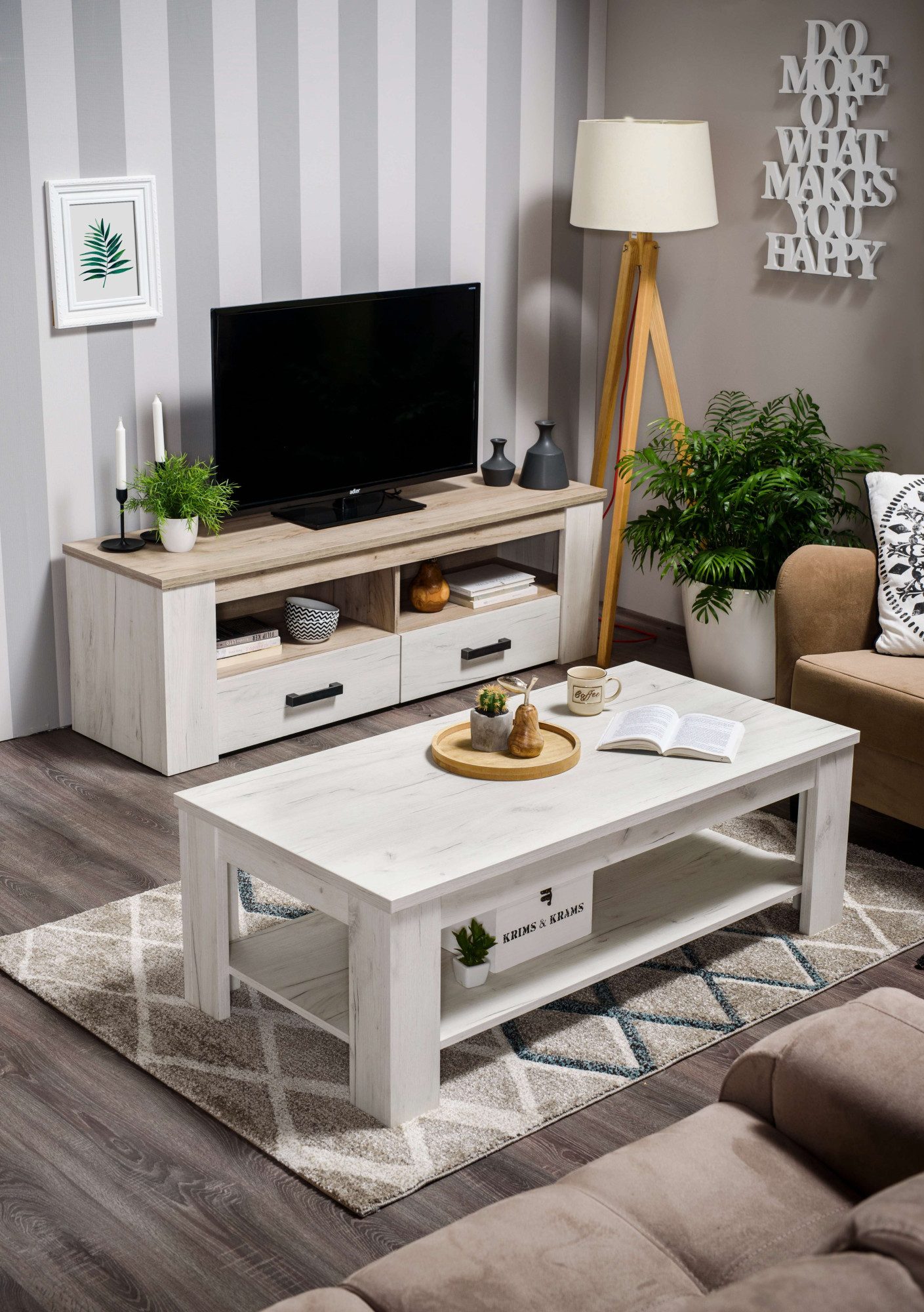 Home affaire Tv-meubel Kent TV-Lowboard TV-kast, breedte 151,5 cm