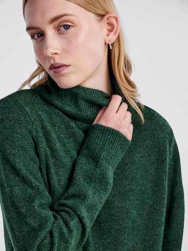 pieces Gebreide jurk PCJULIANA LS ROLLNECK KNIT DRESS NOOS BC