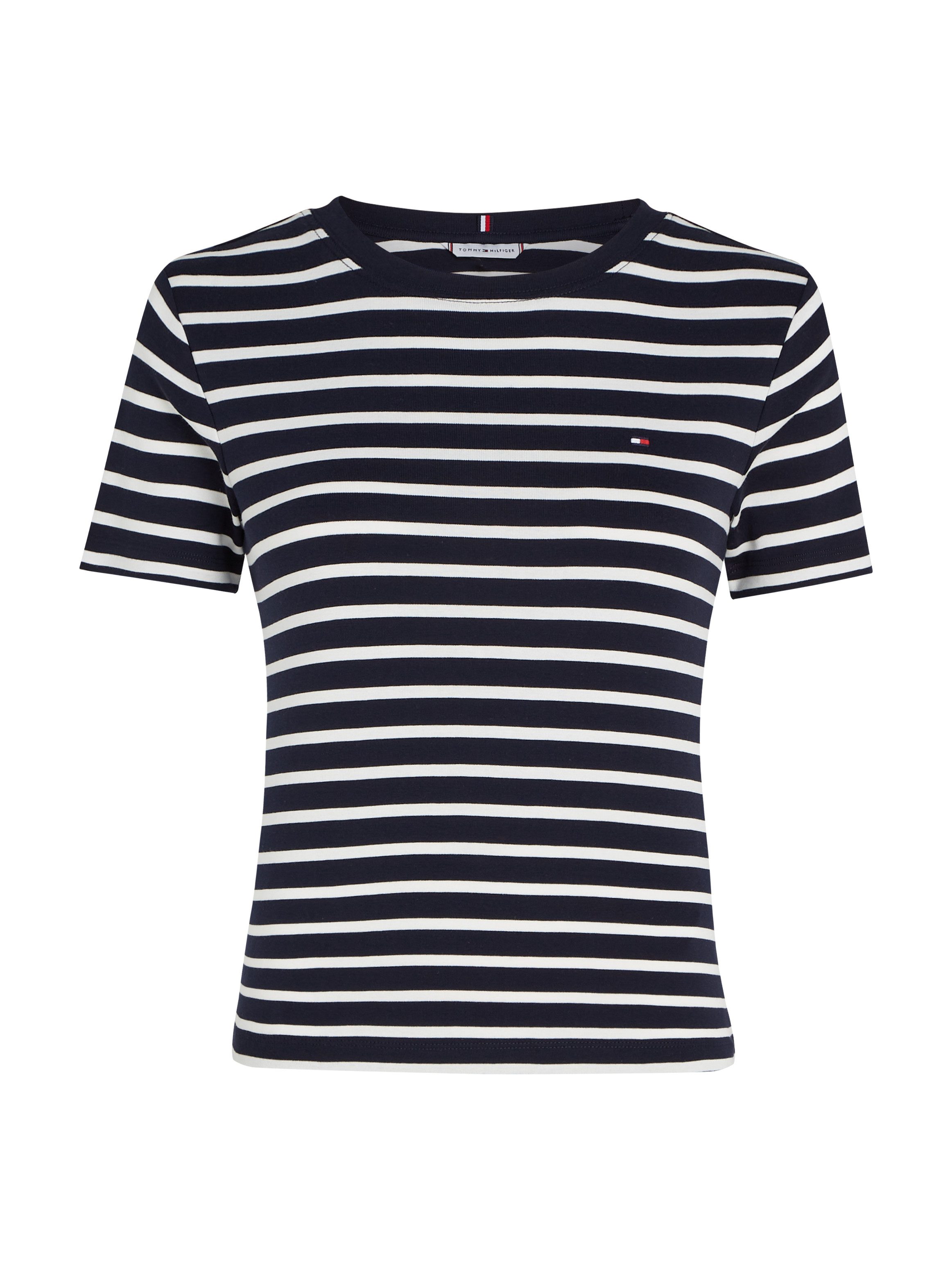 Tommy Hilfiger T-shirt SLIM CODY C-NK SS met geborduurd logo