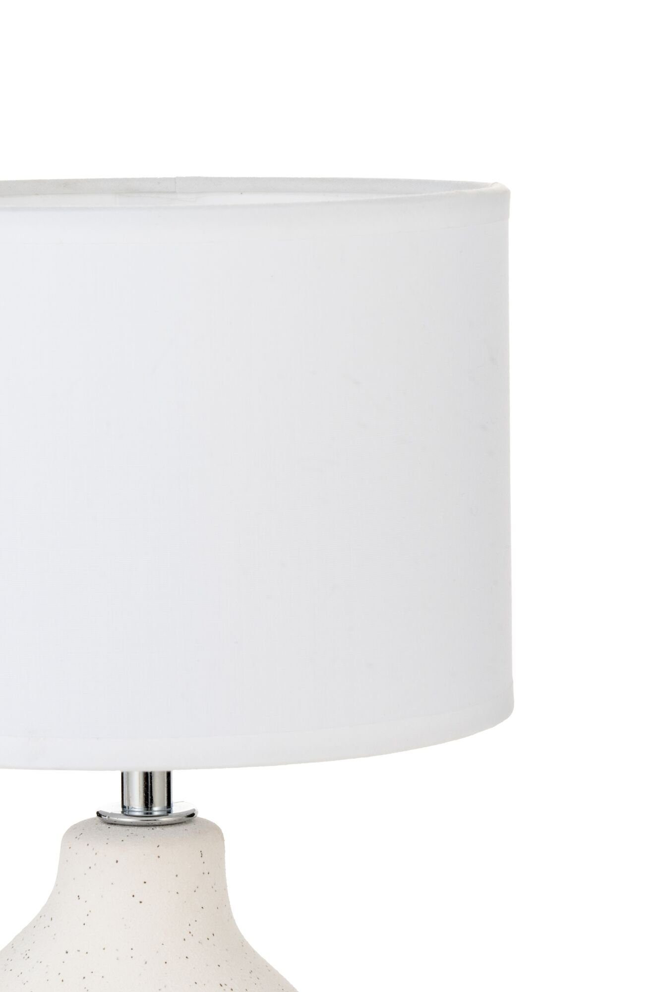 Pauleen Tafellamp Pure Crush max20W wit/beige 230V stof/keramiek