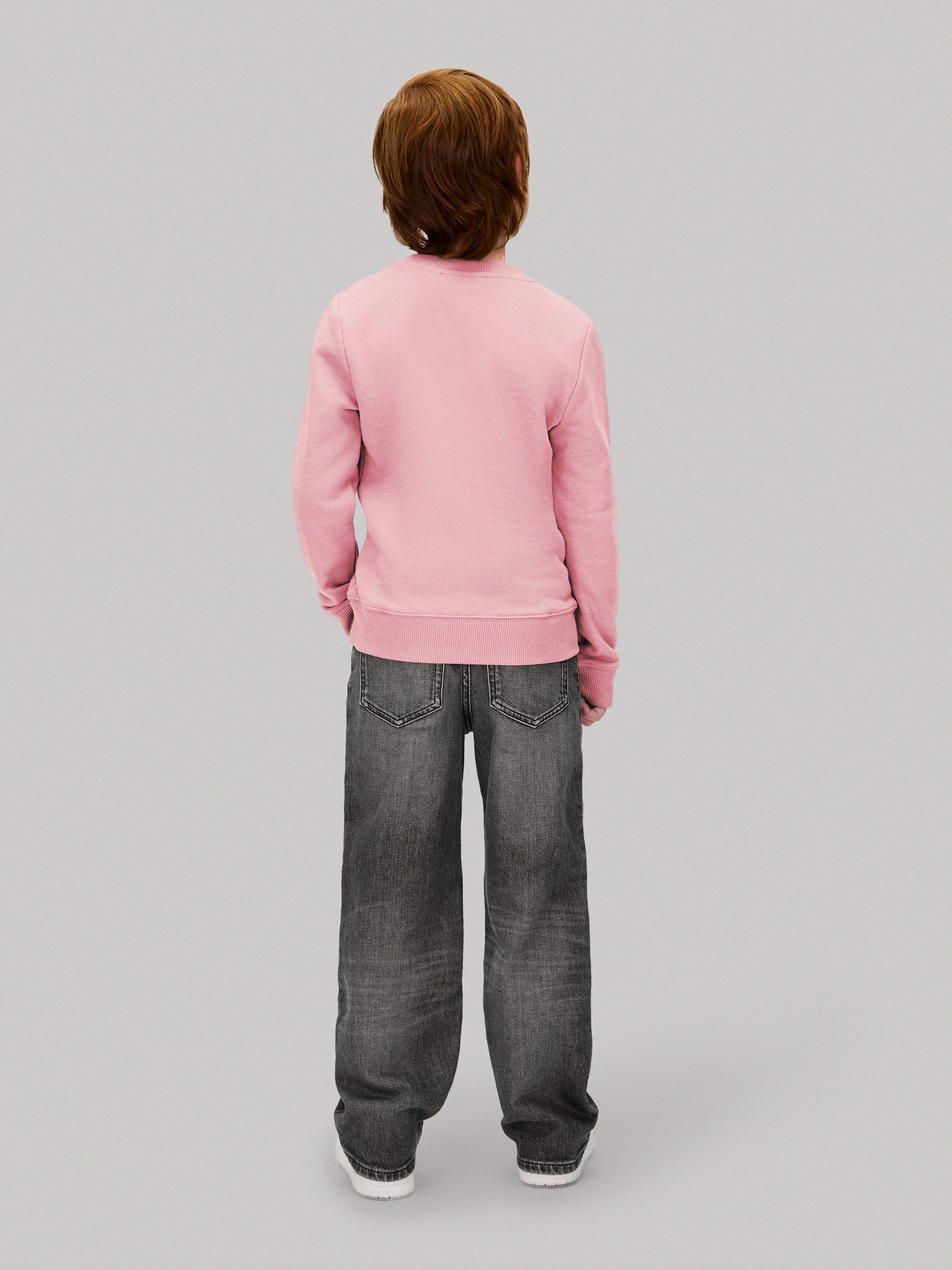 Calvin Klein Sweatshirt MONO MINI BADGE REG CN voor kinderen tot 16 jaar met logo-opdruk