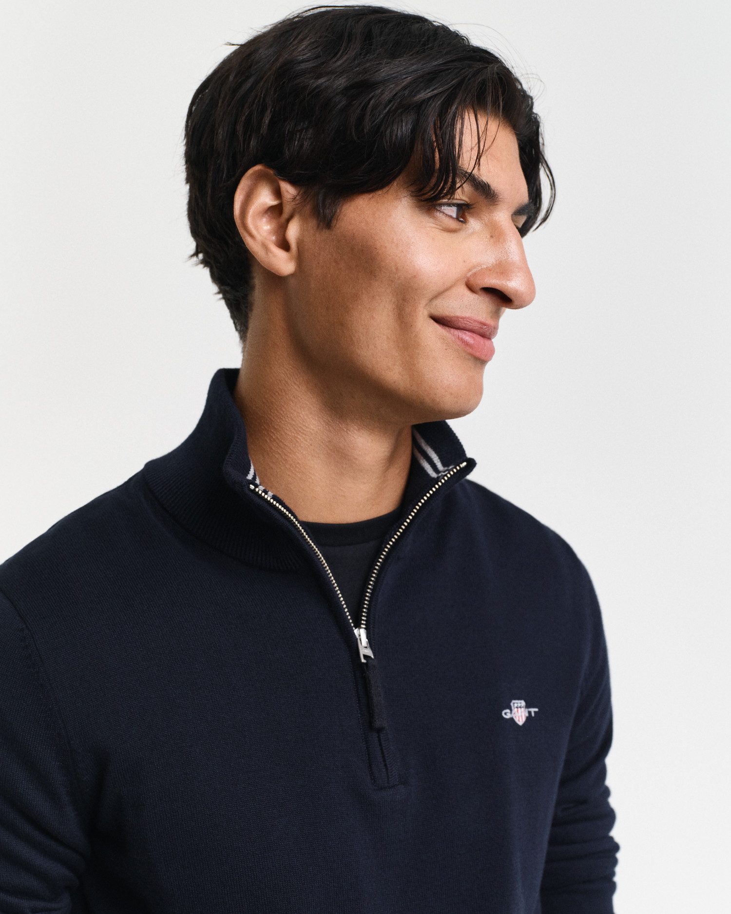 Gant Schipperstrui CLASSIC COTTON HALF ZIP