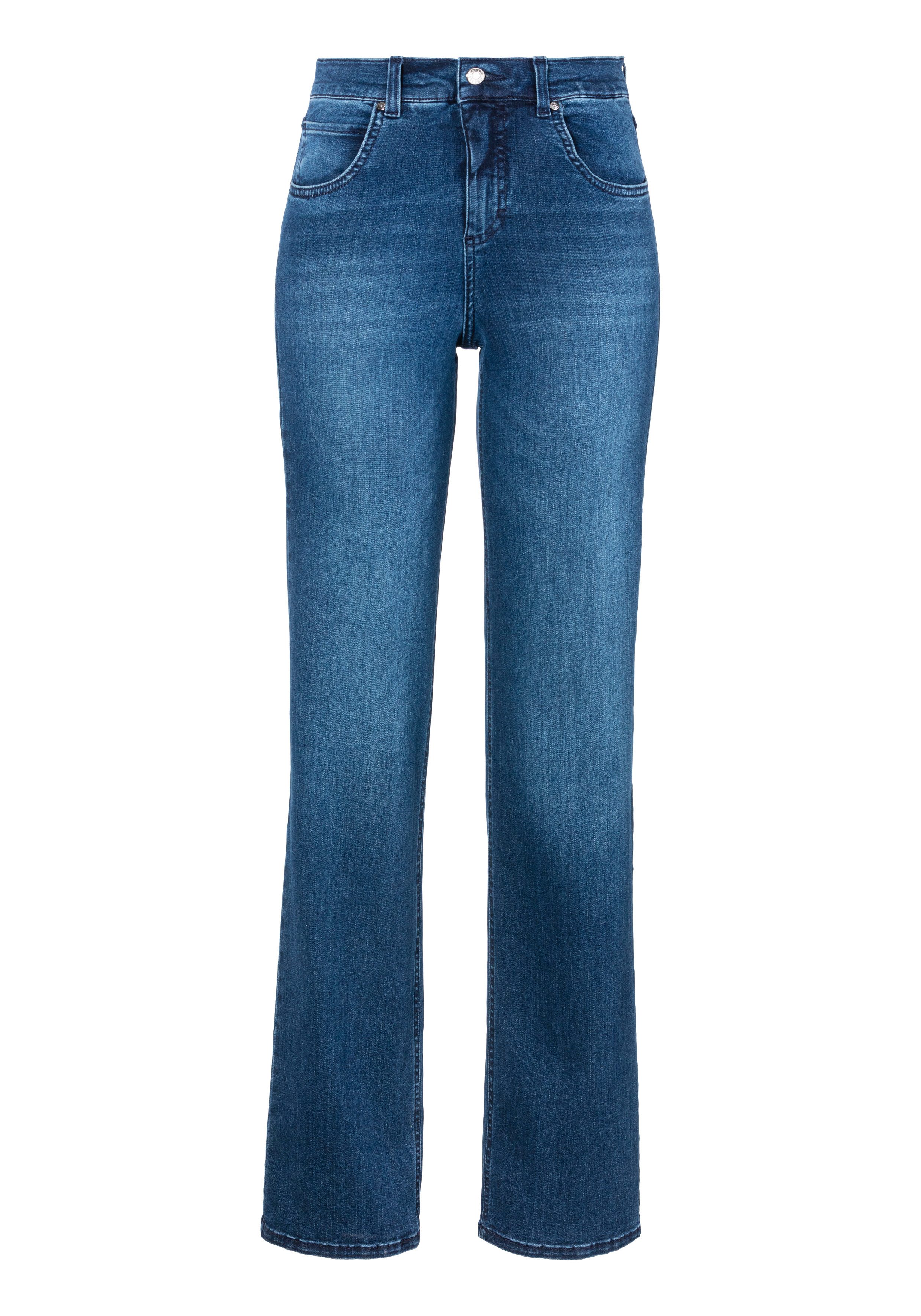 ANGELS Straight jeans Lara met wijde pijpen