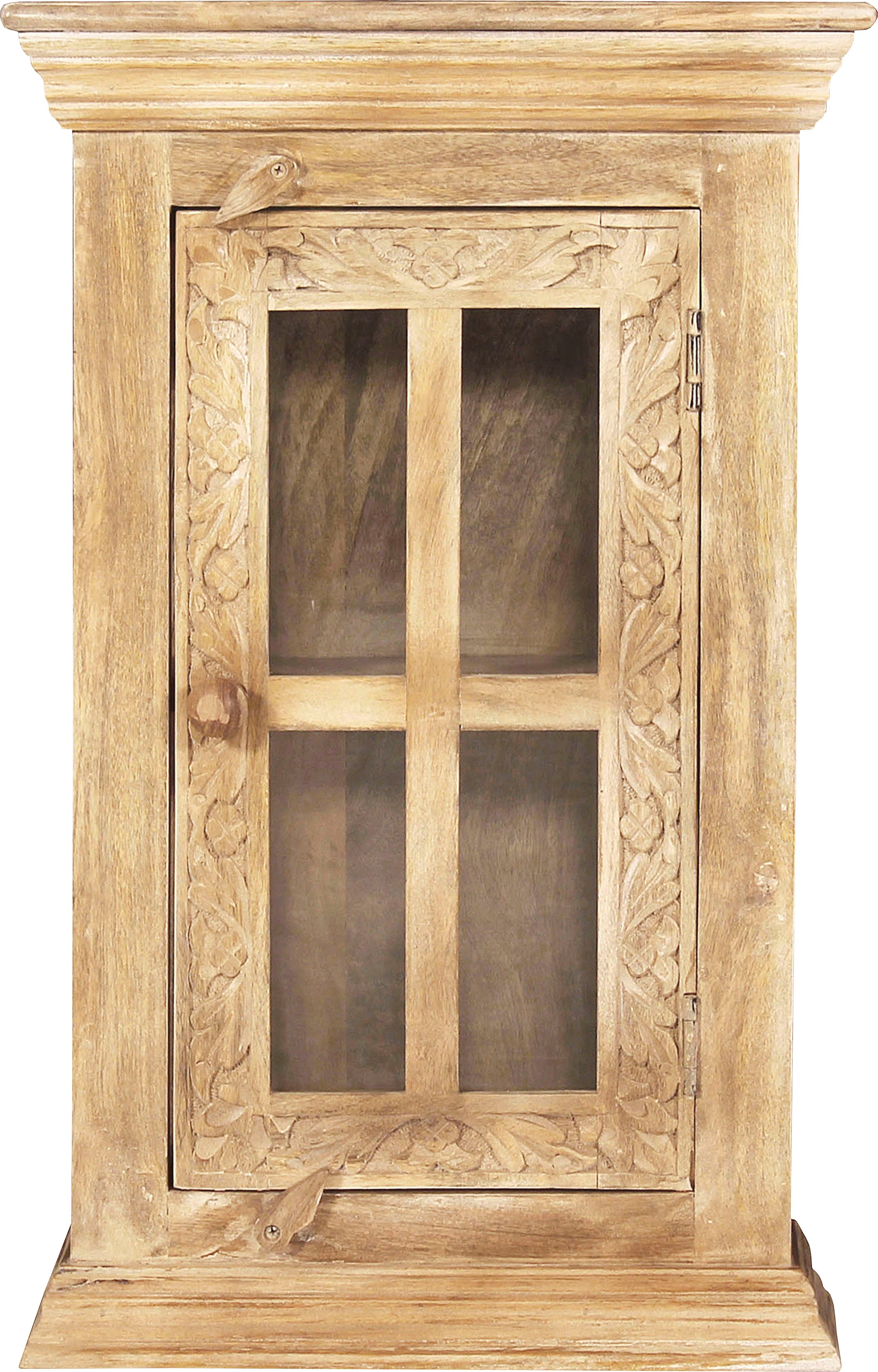 SIT Hangend kastje Met houtsnijwerk opbergkasten beige