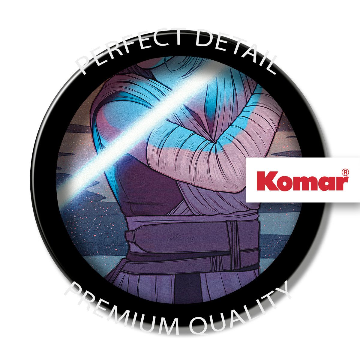 Komar Artprint Star Wars Rey Skywalker 300 x 280 cm (breedte x hoogte) - behang, vlies, woonkamer, slaapkamer (1 stuk)