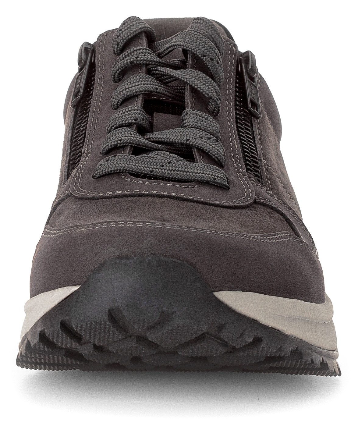 Gabor Rollingsoft Sneakers met sleehak , comfort schoen, veterschoen, lage schoen in breedte g 1/2 (= breed)