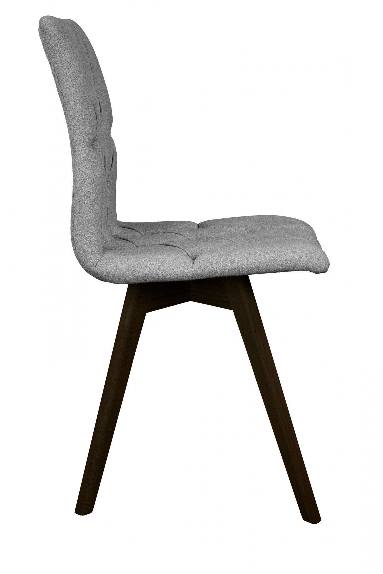 andas Eetkamerstoel Rania met massief houten poten (set, 2 stuks)