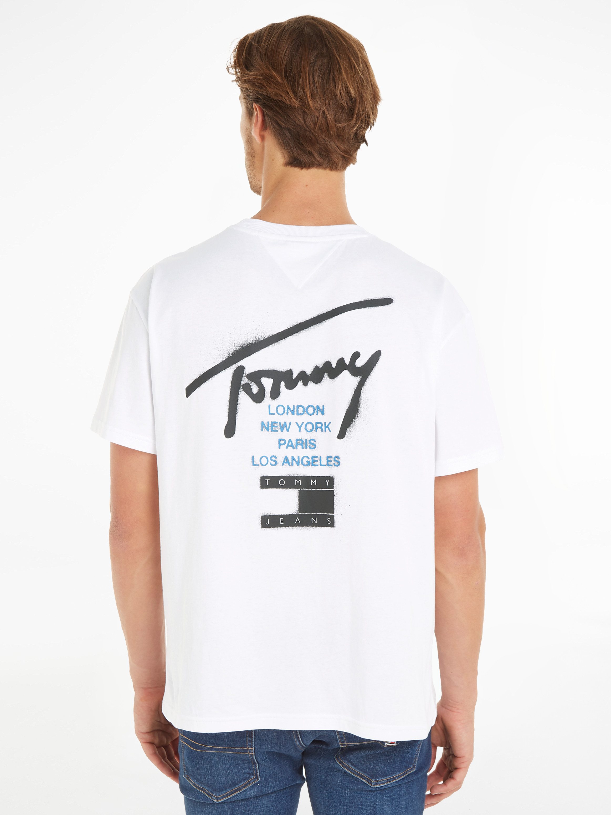 TOMMY JEANS T-shirt TJM REG GRAFFITI SIG TEE EXT