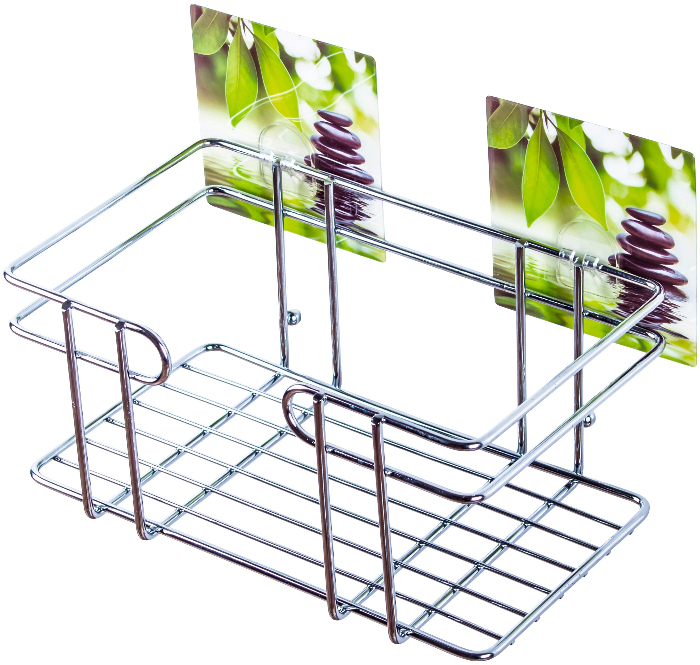 Sanilo Doucherekje Harmony Haak met beeldmotief rekken & planken maat 22,8x14x10,5 cm groen