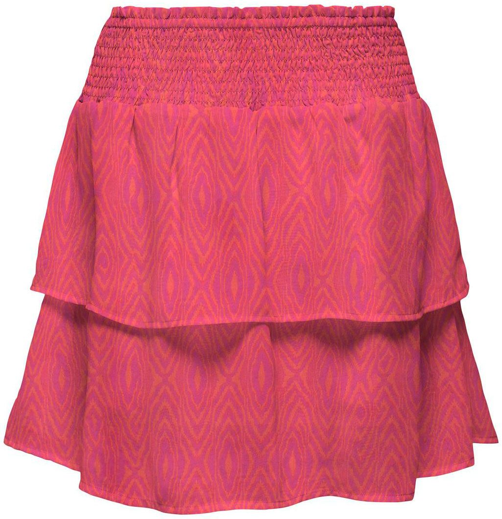 Only Minirok ONLANN STAR LAYERED SMOCK SKIRT