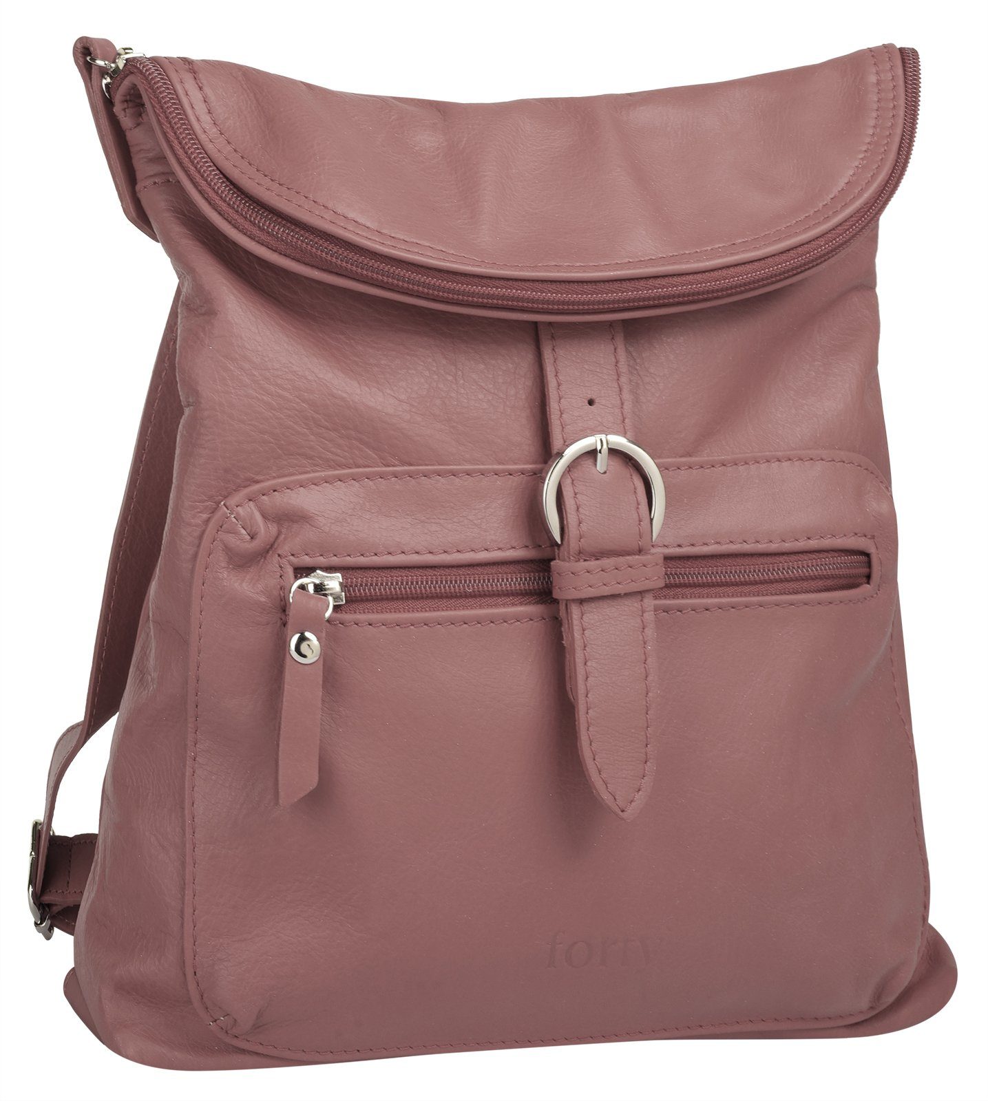 Forty Degrees Rugzak echt leer, made in italy