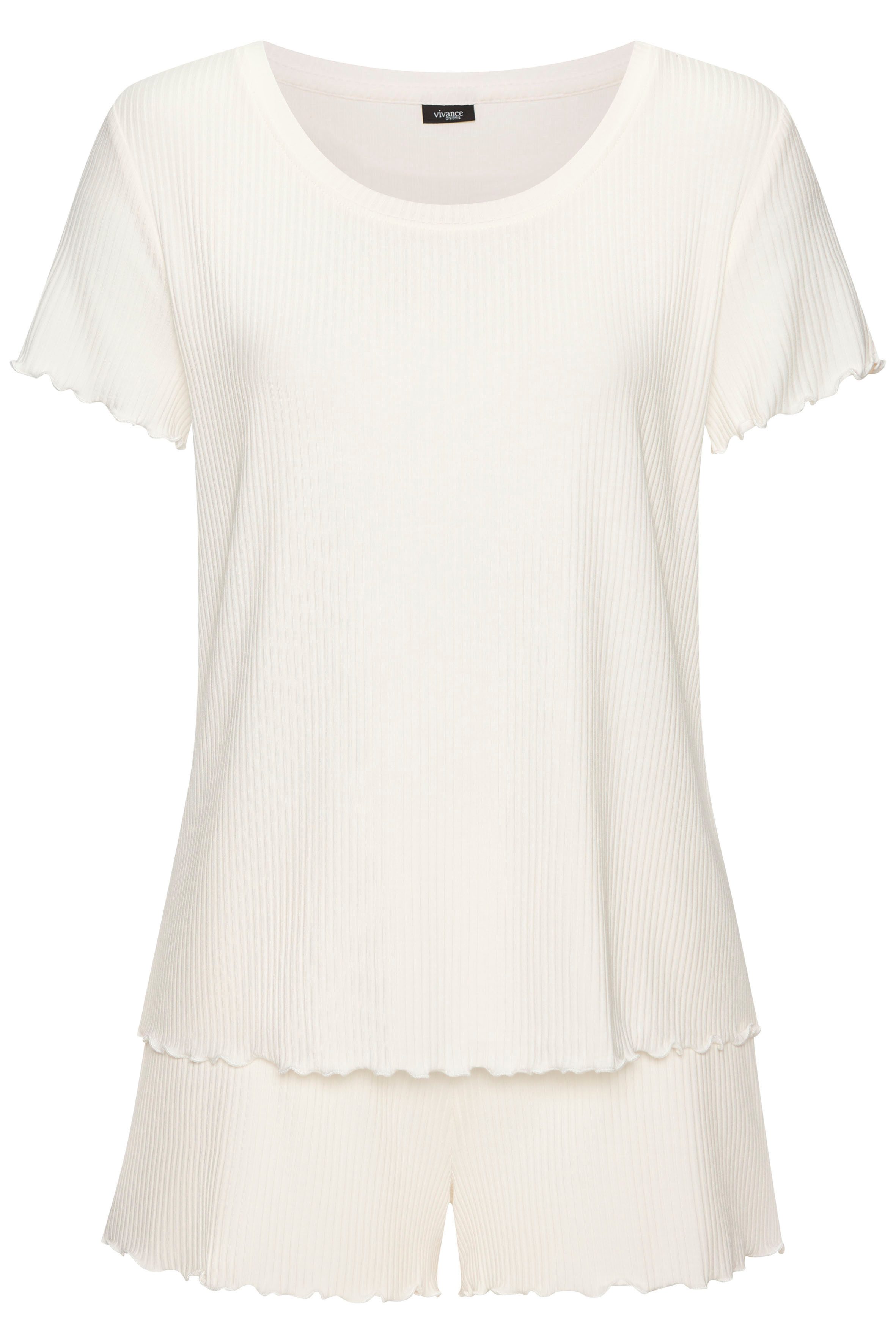 Vivance Dreams Shortama met schattige babylockzoom (2-delig)