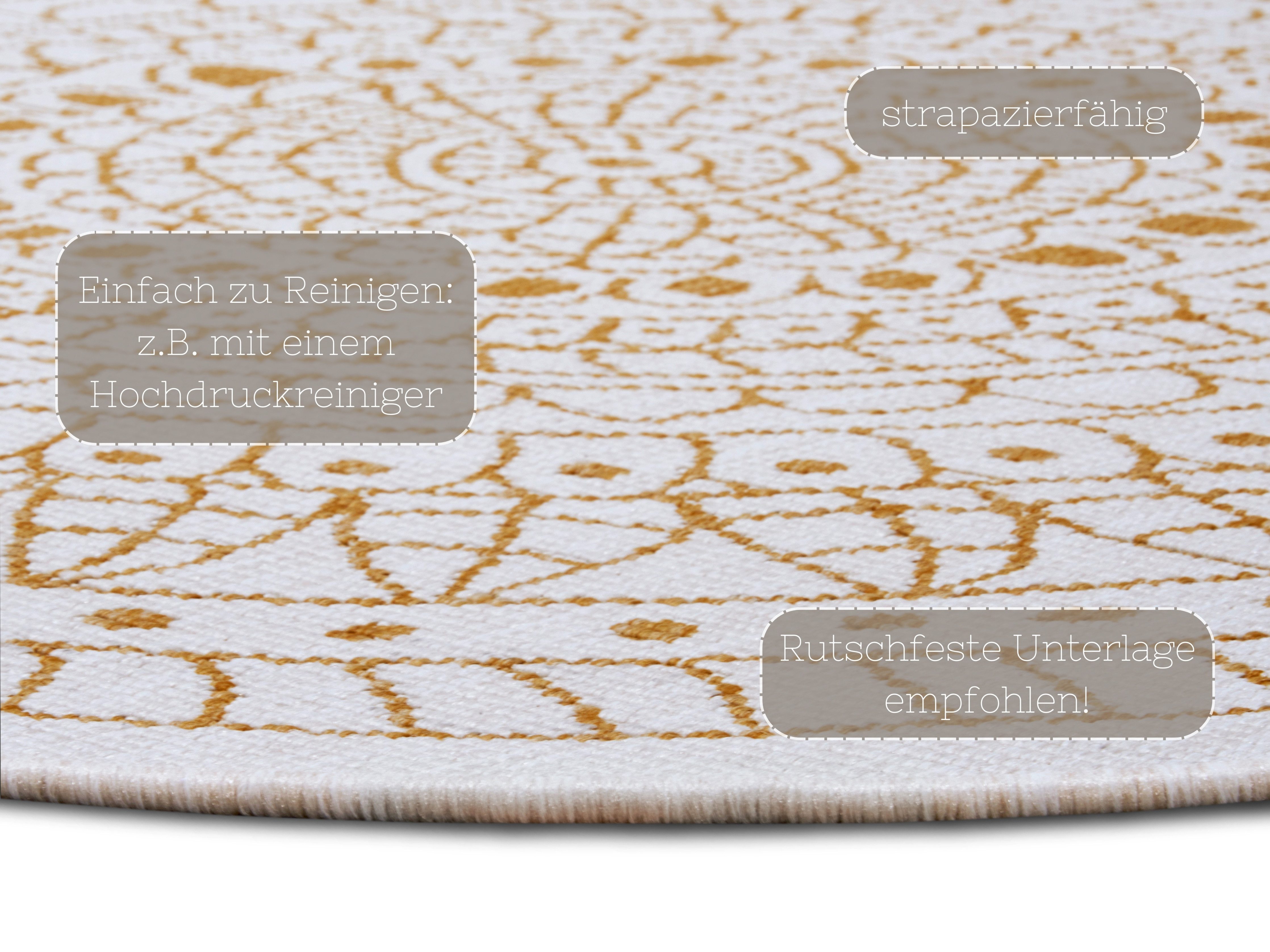 NORTHRUGS Vloerkleed Porto tweezijdig te gebruiken kleed Geschikt voor binnen en buiten, weerbestendig, balkon, tuin, woonkamer, waterbestendig
