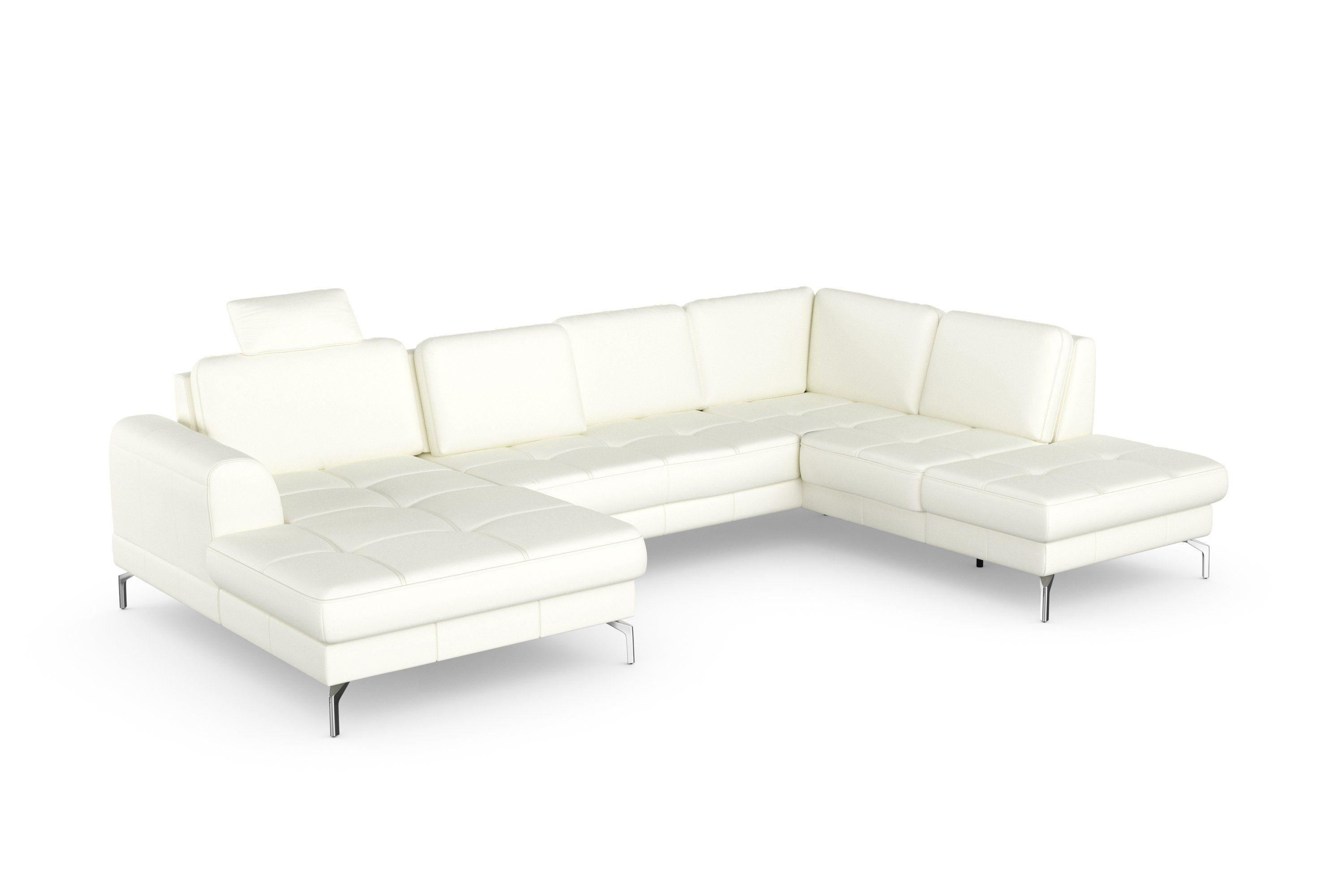 sit&more Zithoek Bendigo U-vorm inclusief zitdiepteverstelling, bodemvrijheid 15 cm, in 2 pootkleuren