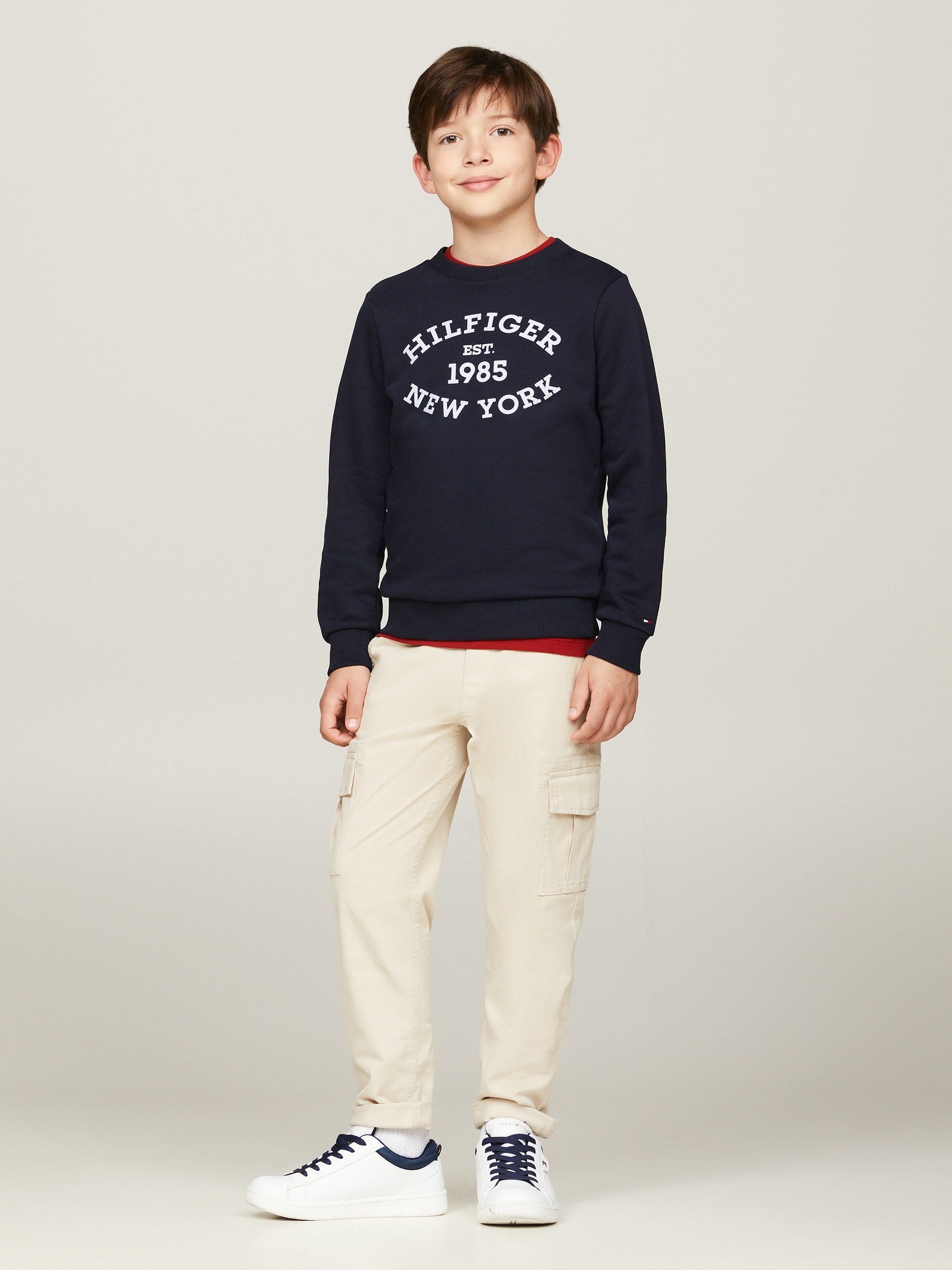 Tommy Hilfiger Sweatshirt MONOTYPE FLOCK REG SWEATSHIRT