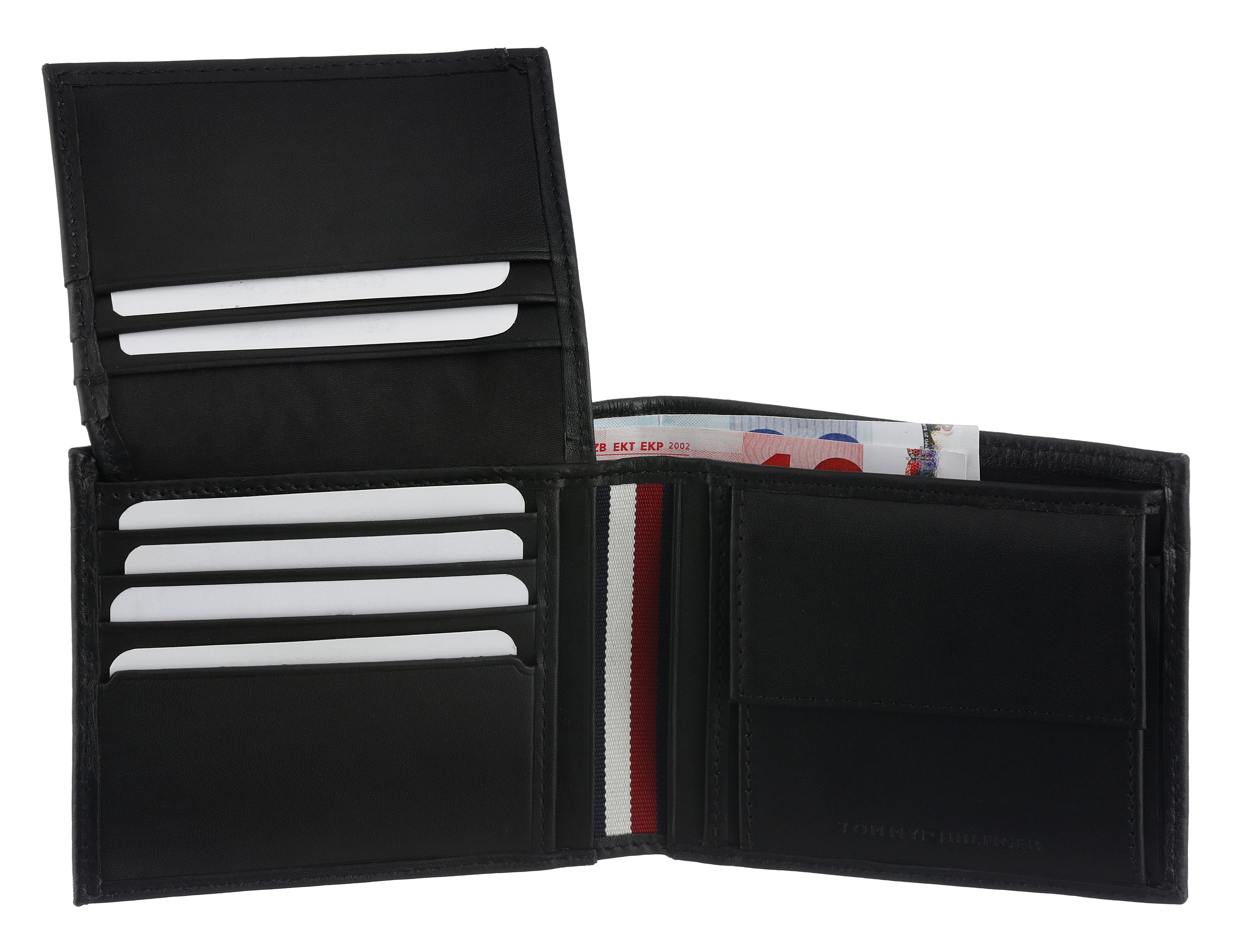 Tommy Hilfiger Portemonnee TH PREM LEA CC FLAP AND COIN
