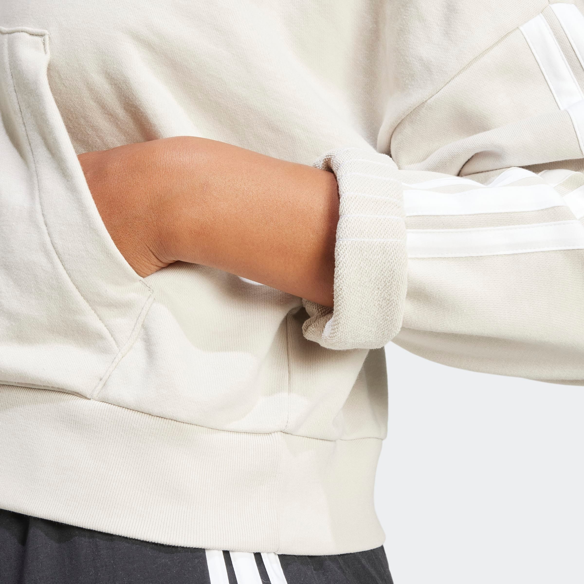 adidas Sportswear Hoodie W 3S FT QZ HD