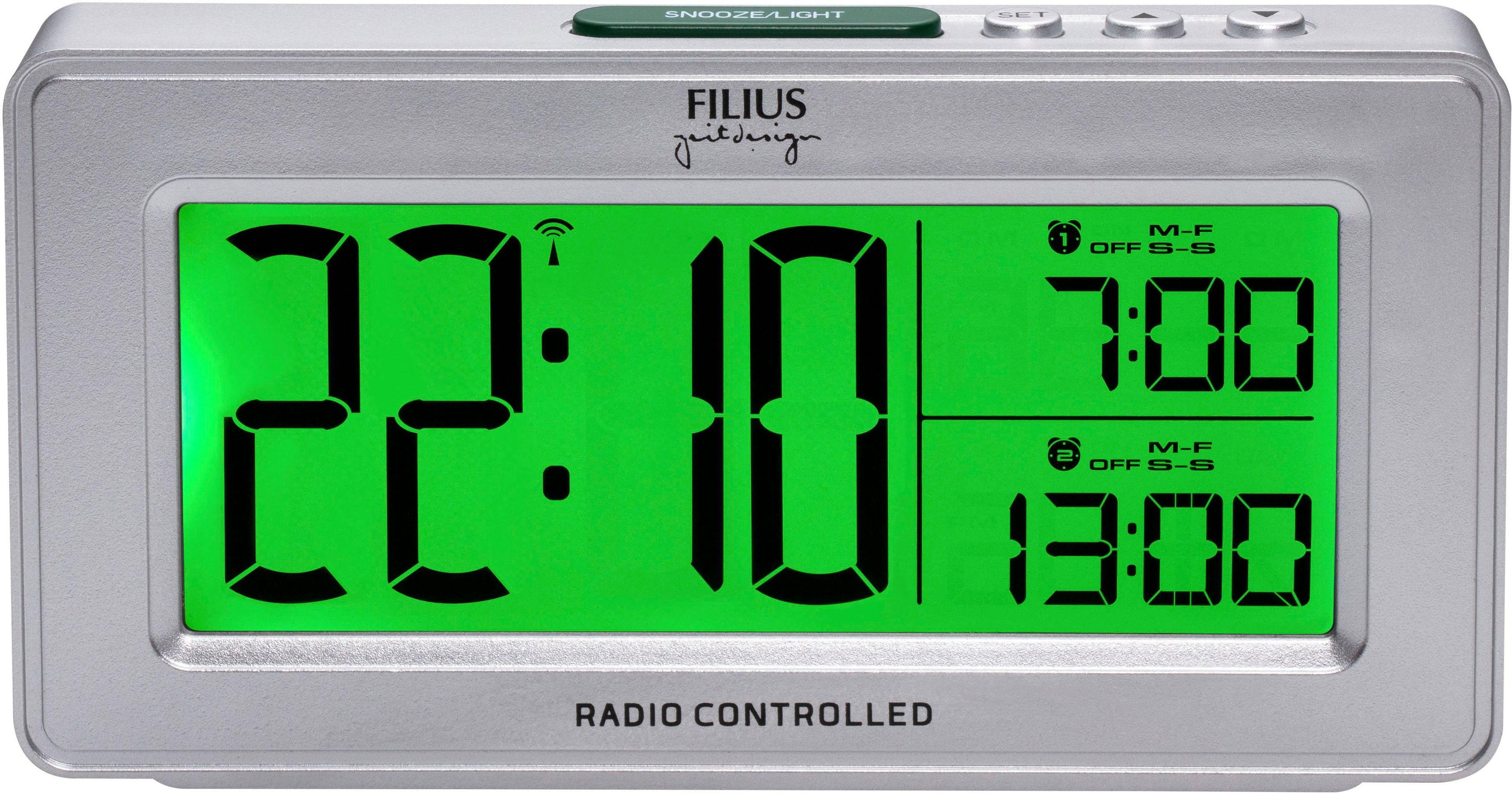 FILIUS zeitdesign Radiografische wekker 0532-19