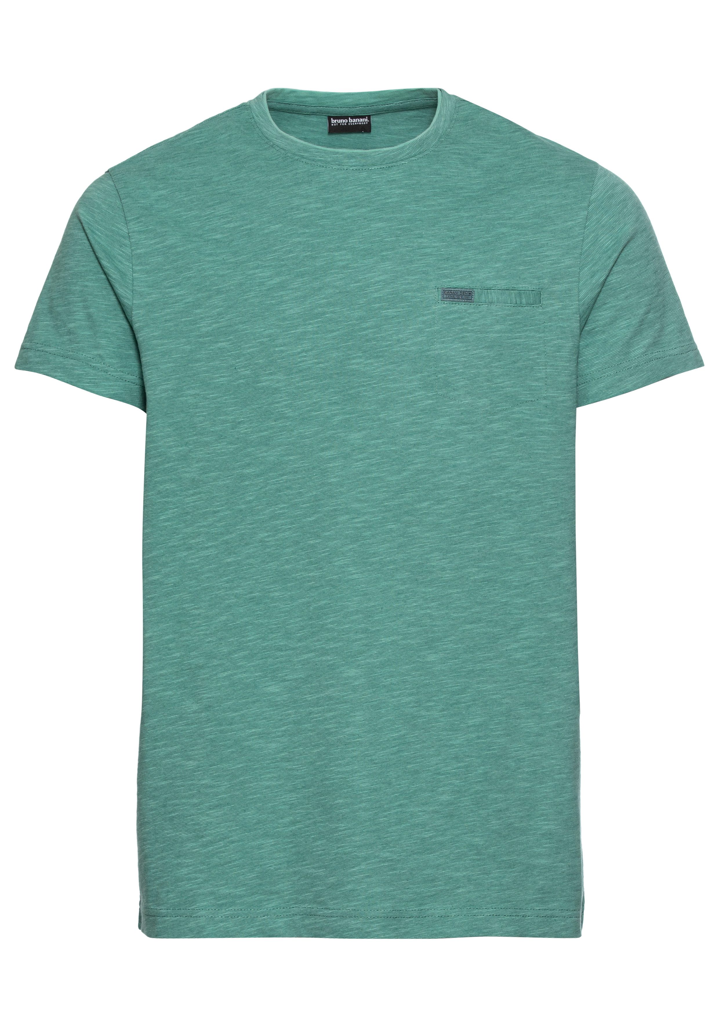 Bruno Banani T-shirt Met dubbele kraag en sierborstzak