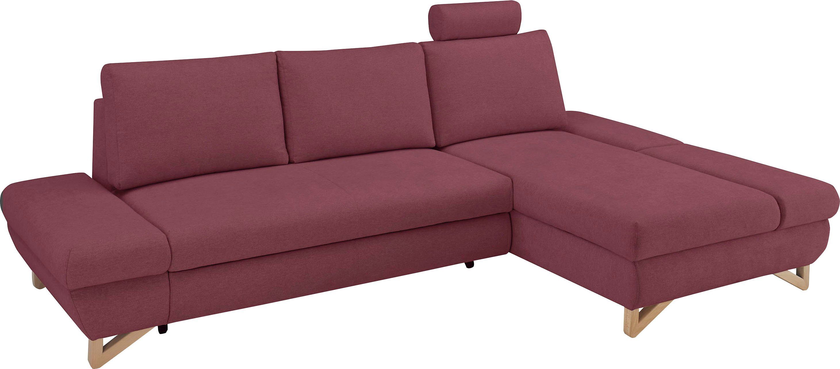 INOSIGN Slaapbank City/Giron comfortabele slaapbank (ligoppervlak 245 x 138 cm) en bedlade
