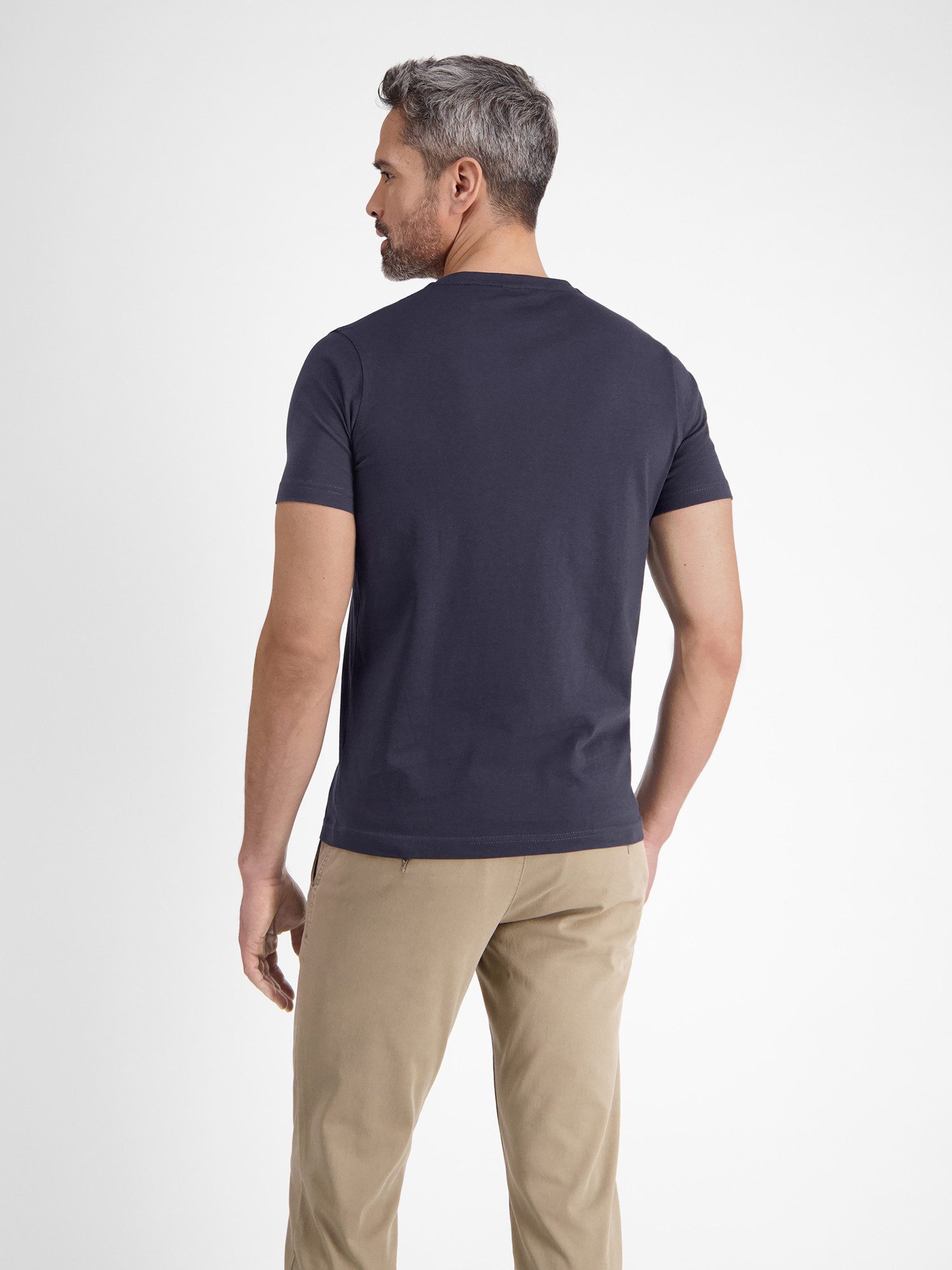 Lerros T-shirt LERROS klassiek ronde hals T-shirt