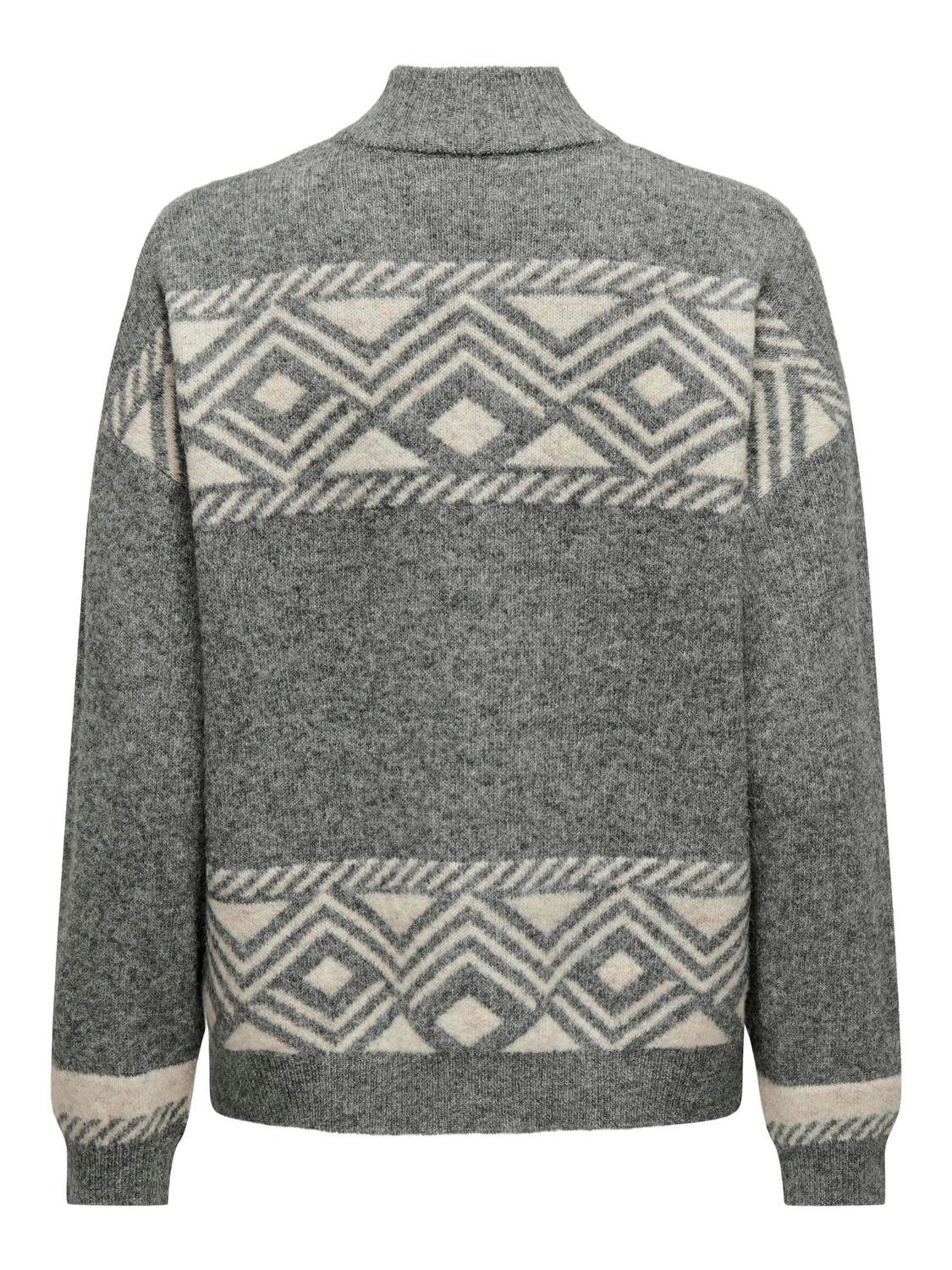 Only Trui met staande kraag ONLVICTORIA L S PULLOVER KNT NOOS