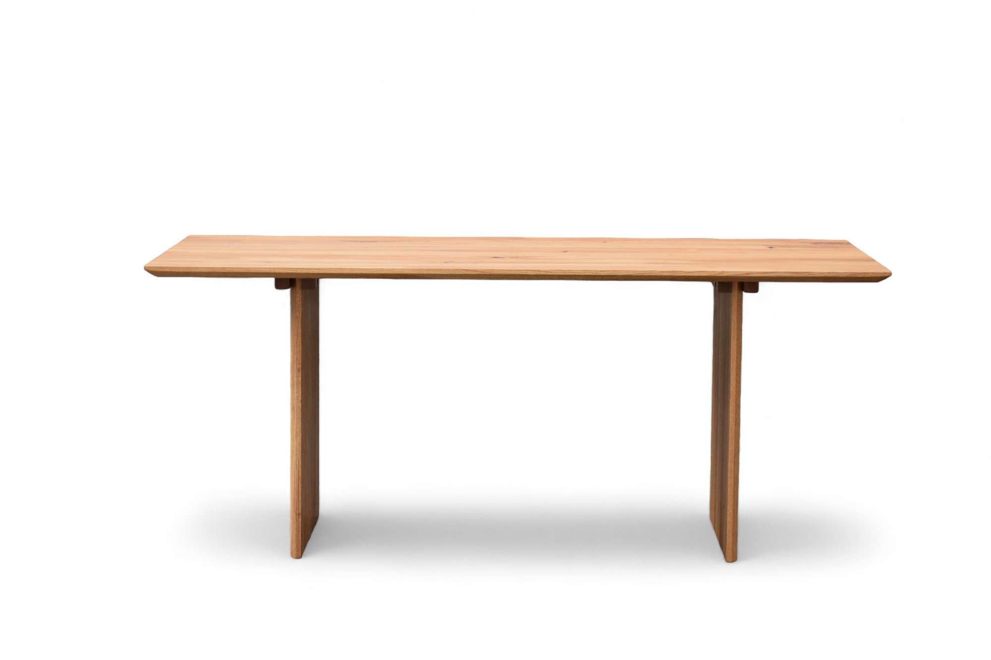 Home affaire Eettafel Waldhain keukentafel, houten wangframe, massief gewild eikenhout, geolied