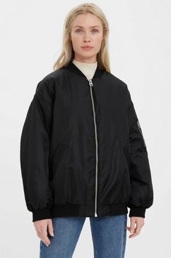vero moda bomberjack vmamber oversize jacket zwart