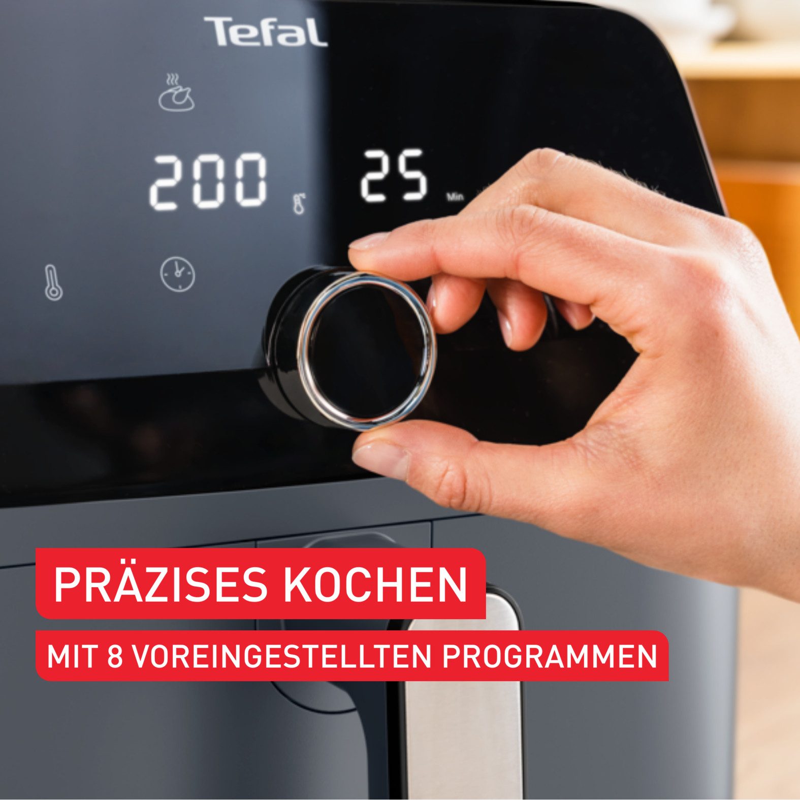 Tefal Airfryer Tefal EY855B Easy Fry Mega heteluchtfriteuse