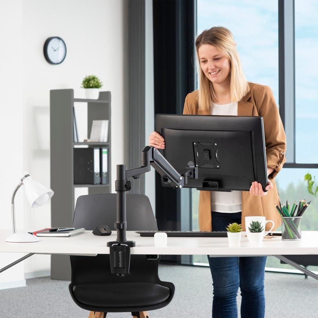 Hama Monitorhouder Beeldschermhouder, in hoogte verstelbaar met gasveer, 13-35' monitorarm