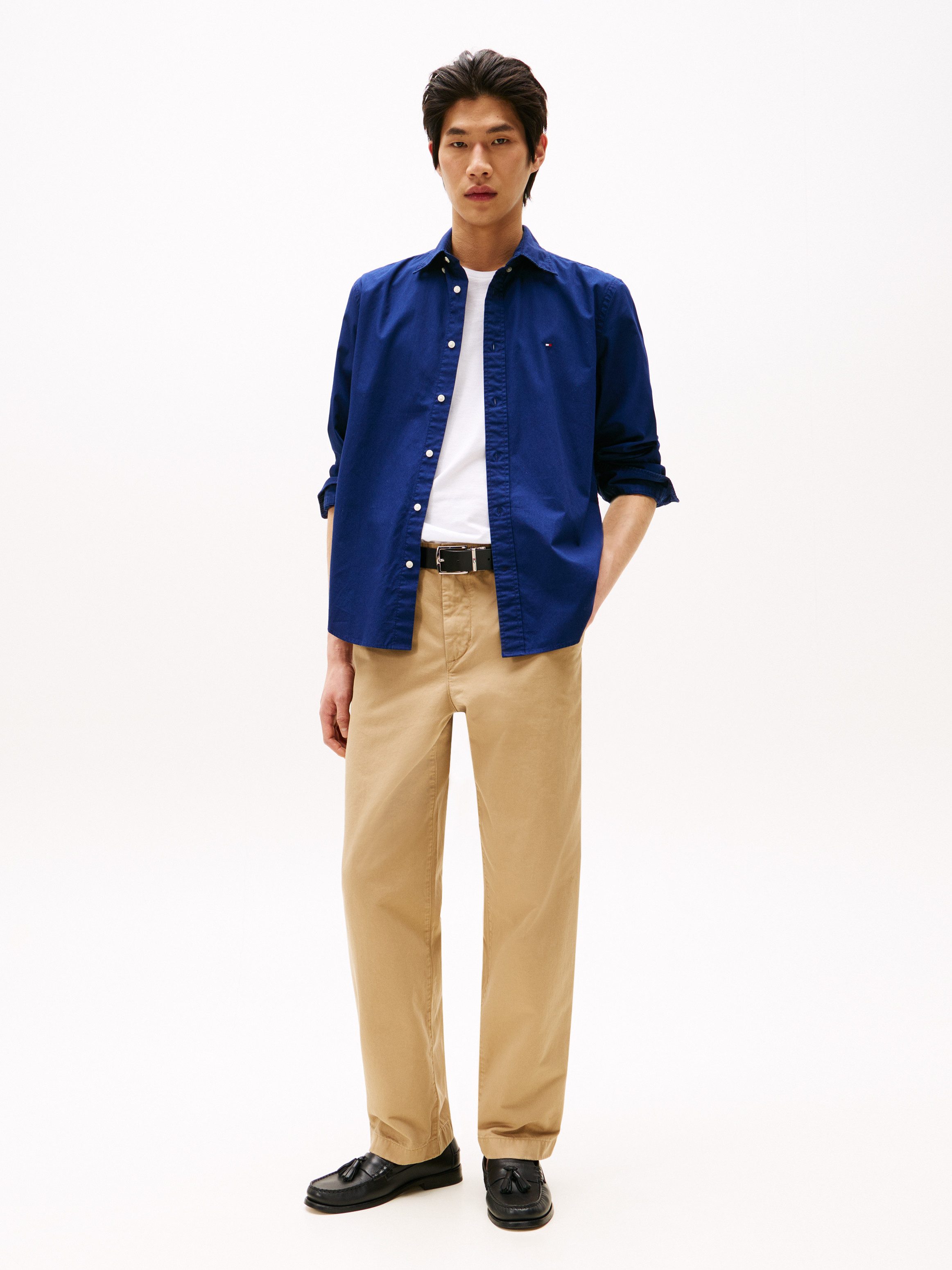 Tommy Hilfiger Businessoverhemd FLEX POPLIN SOLID RF SHIRT 1