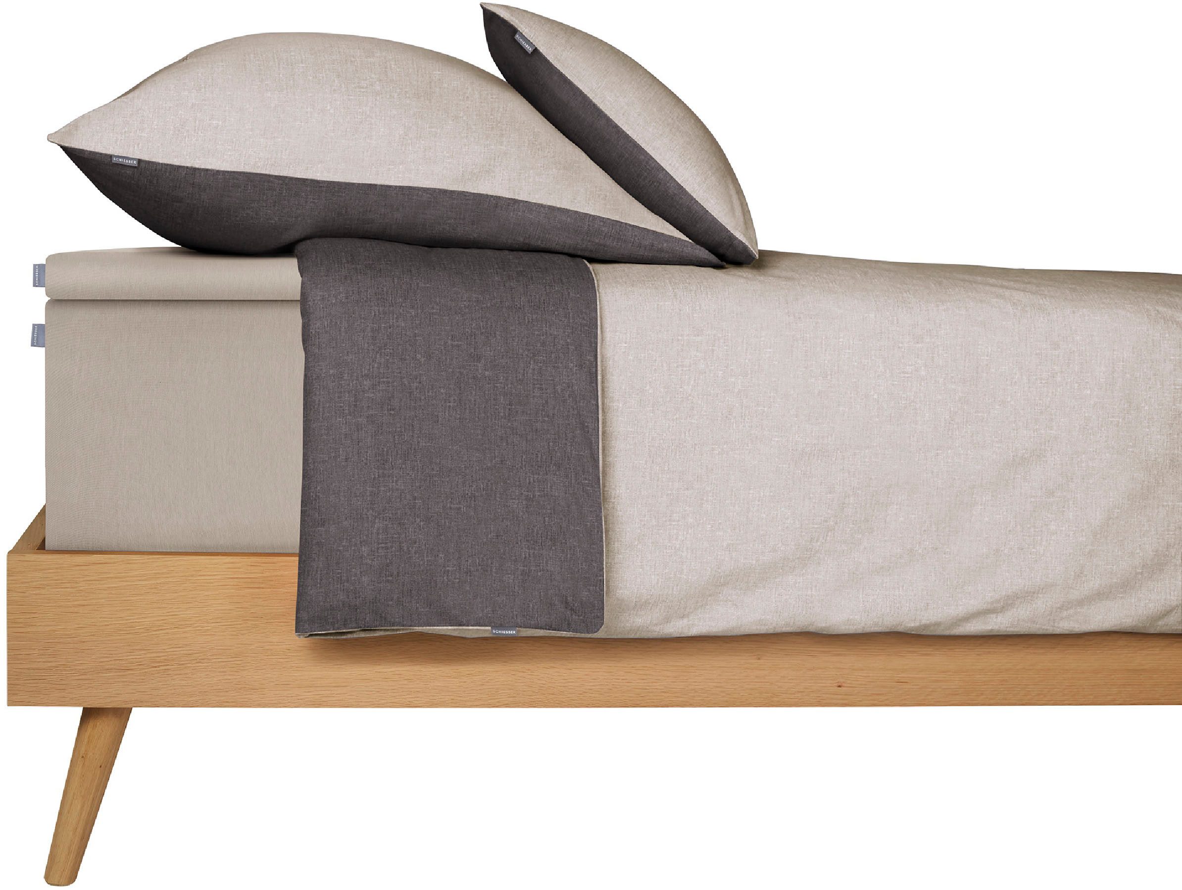 Schiesser Hoeslaken Flexi voor topmatras van 95% katoen en 5% elastaan in topkwaliteit (1 stuk)