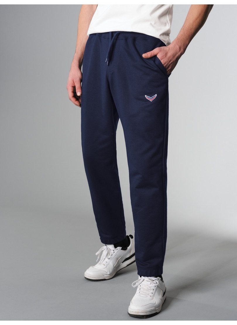 Trigema Jerseybroek TRIGEMA joggingbroek met praktische trekkoord (1-delig)