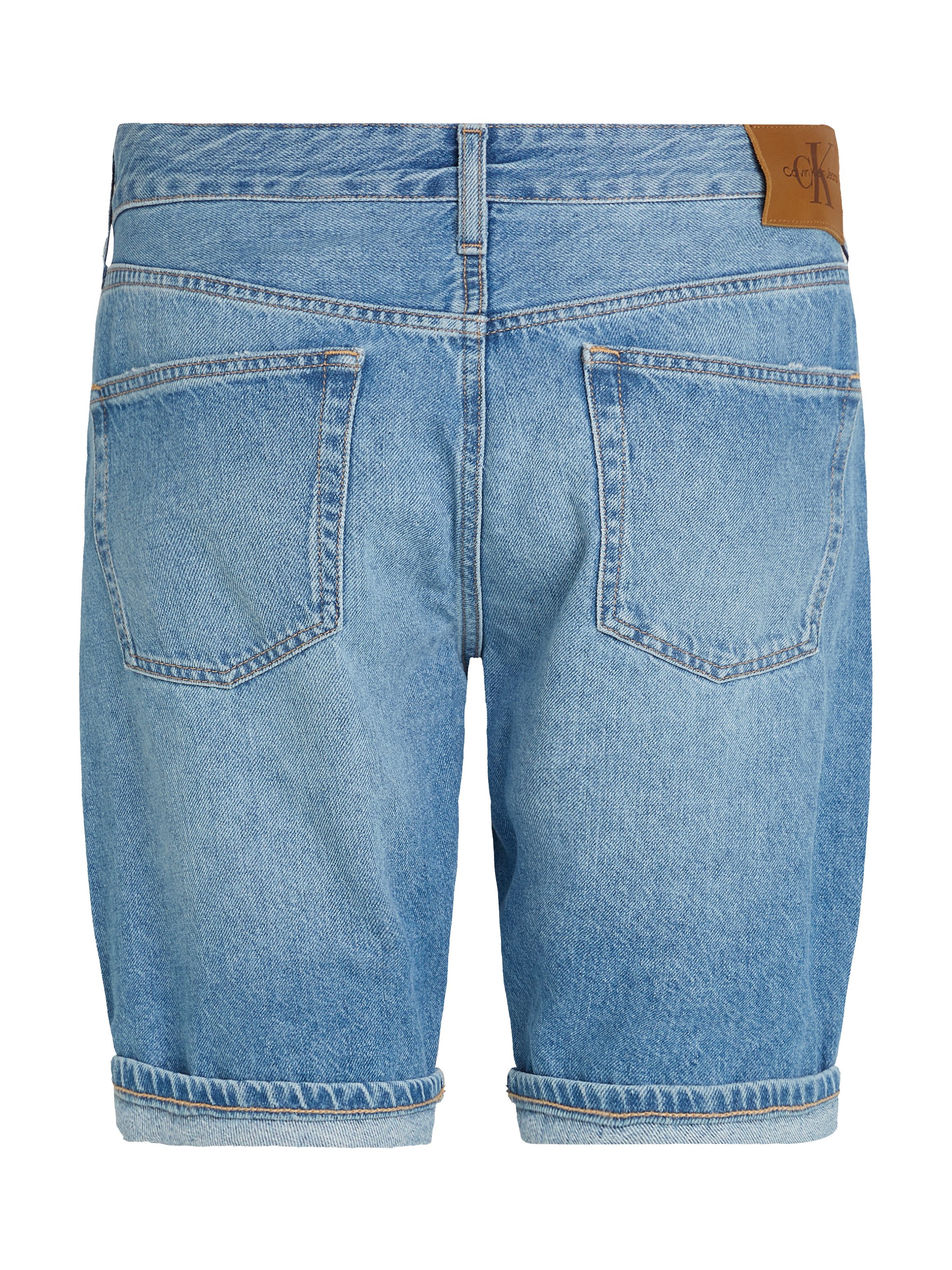 Calvin Klein Short REGULAR SHORT in middenblauwe wassing