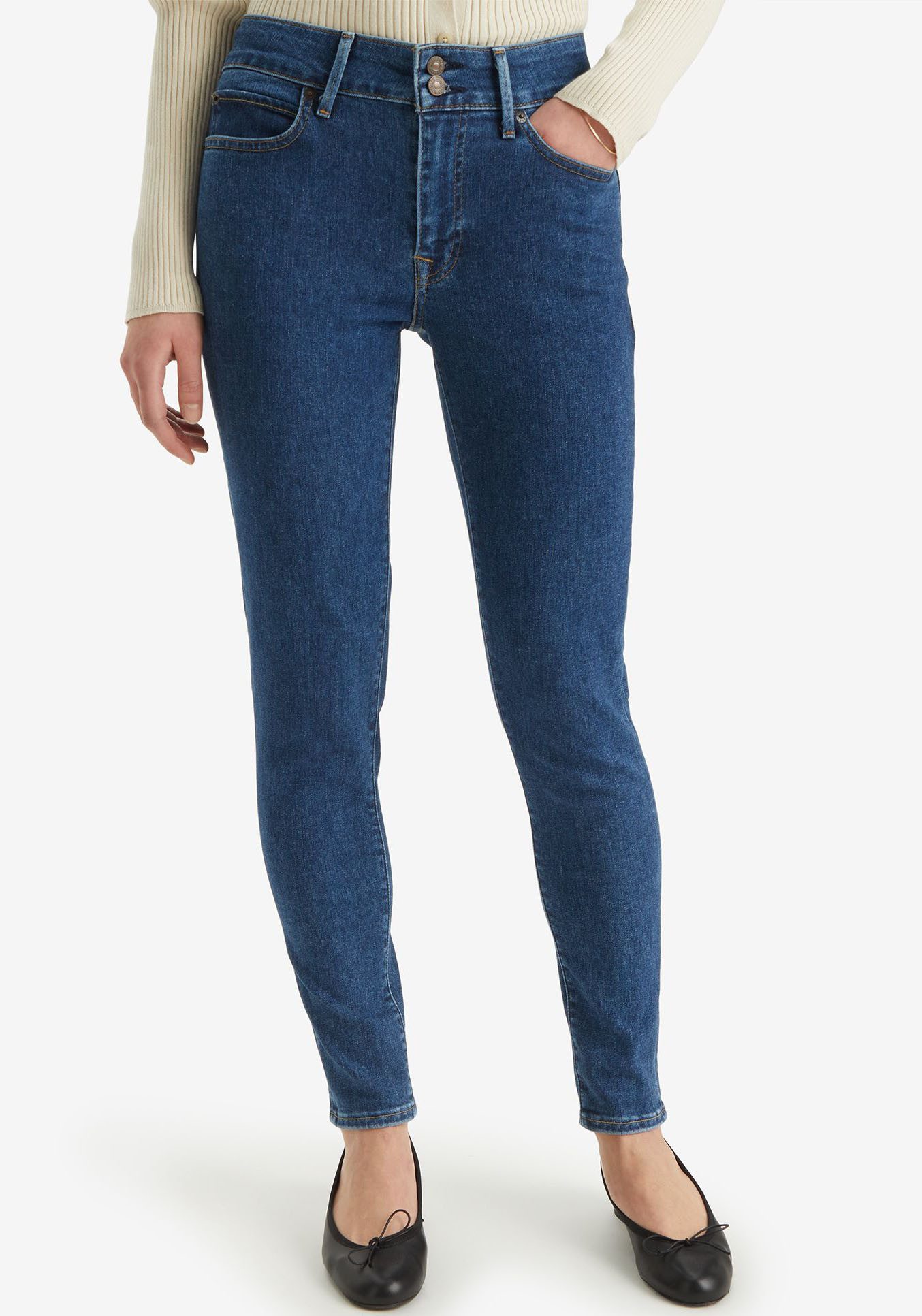 Levi's Skinny jeans 711 DOUBLE BUTTON