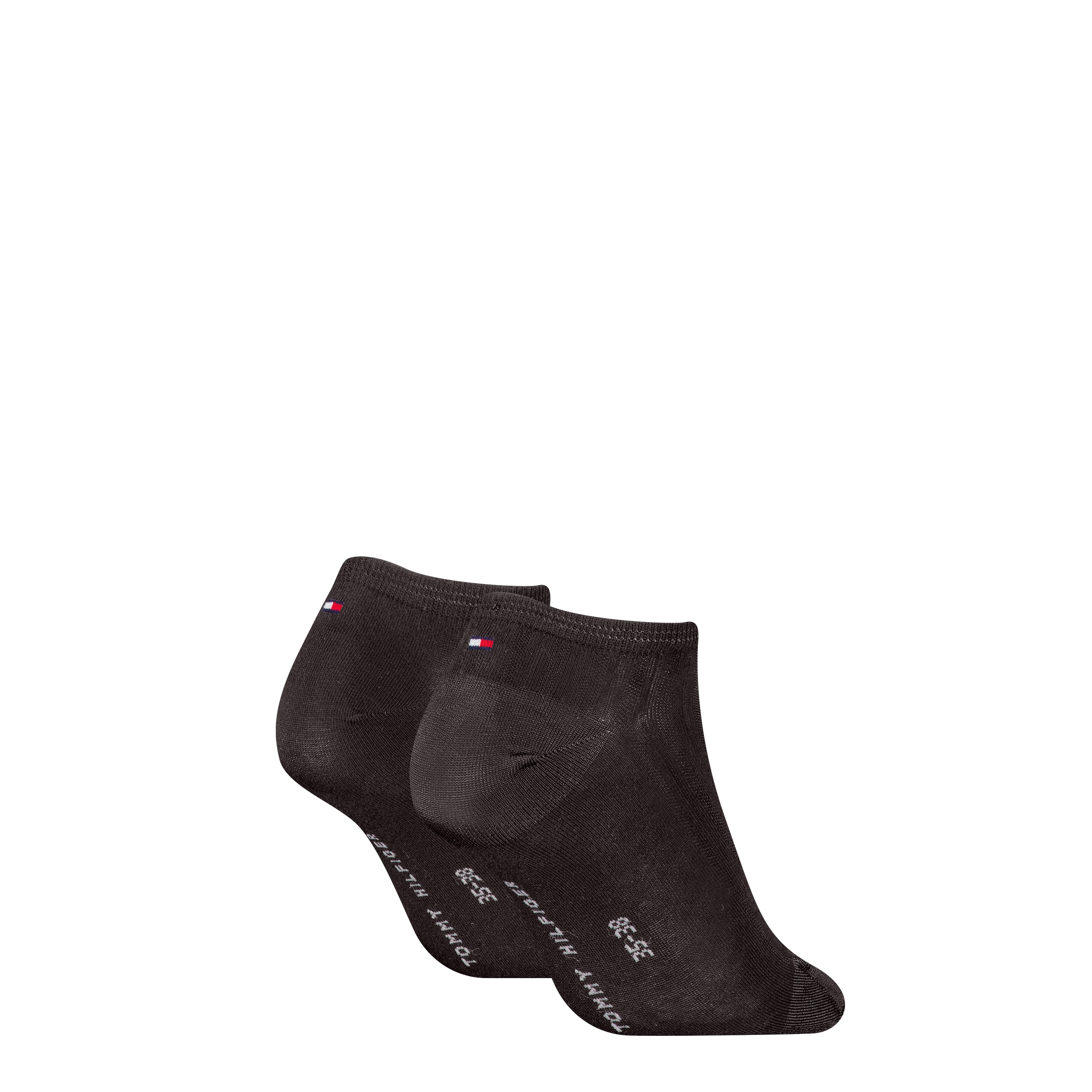 Tommy Hilfiger Sneakersokken TH WOMEN SNEAKER 2P SHINE met vochtregulerende technologie (Set van 2)