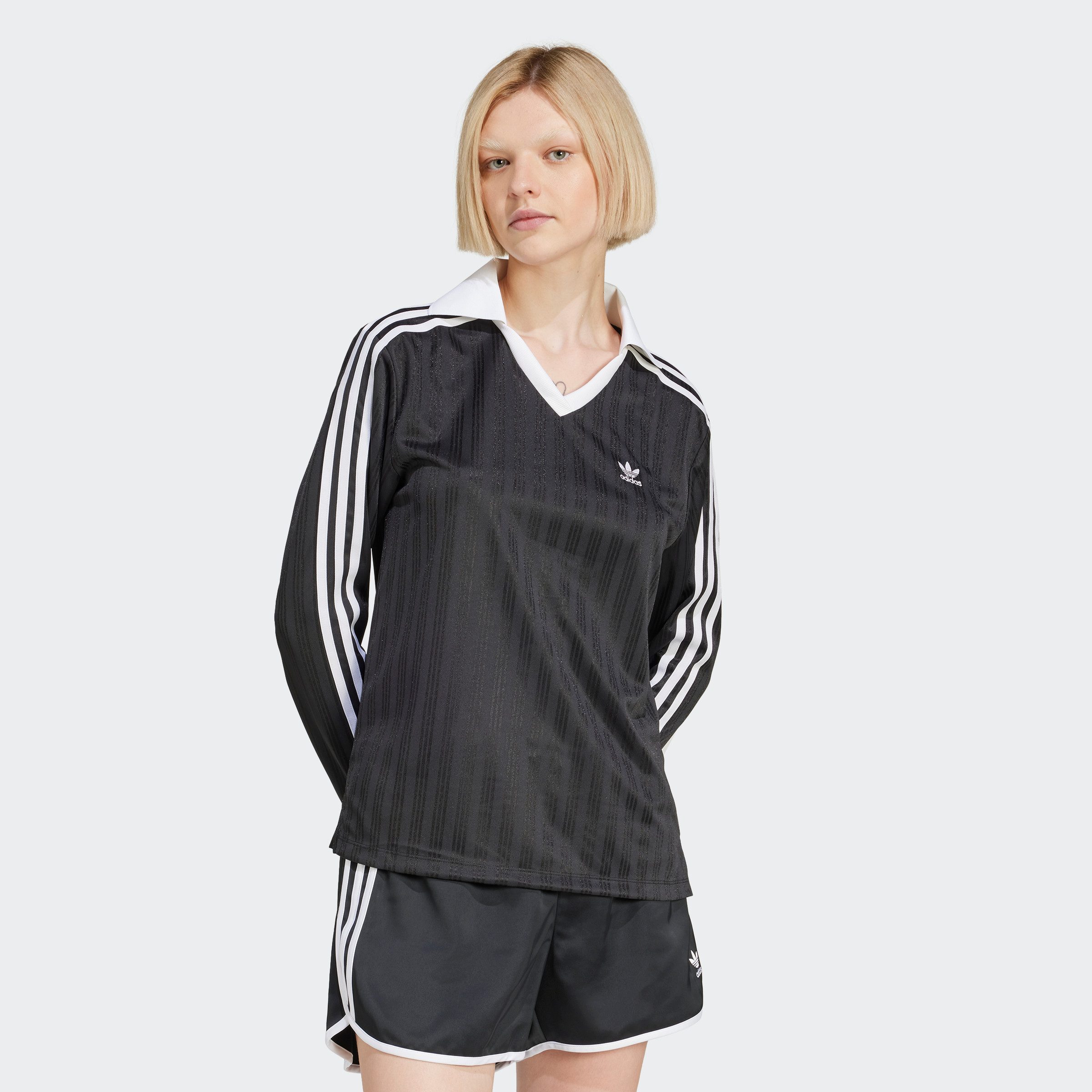 adidas Originals Poloshirt V-NECK LS TEE