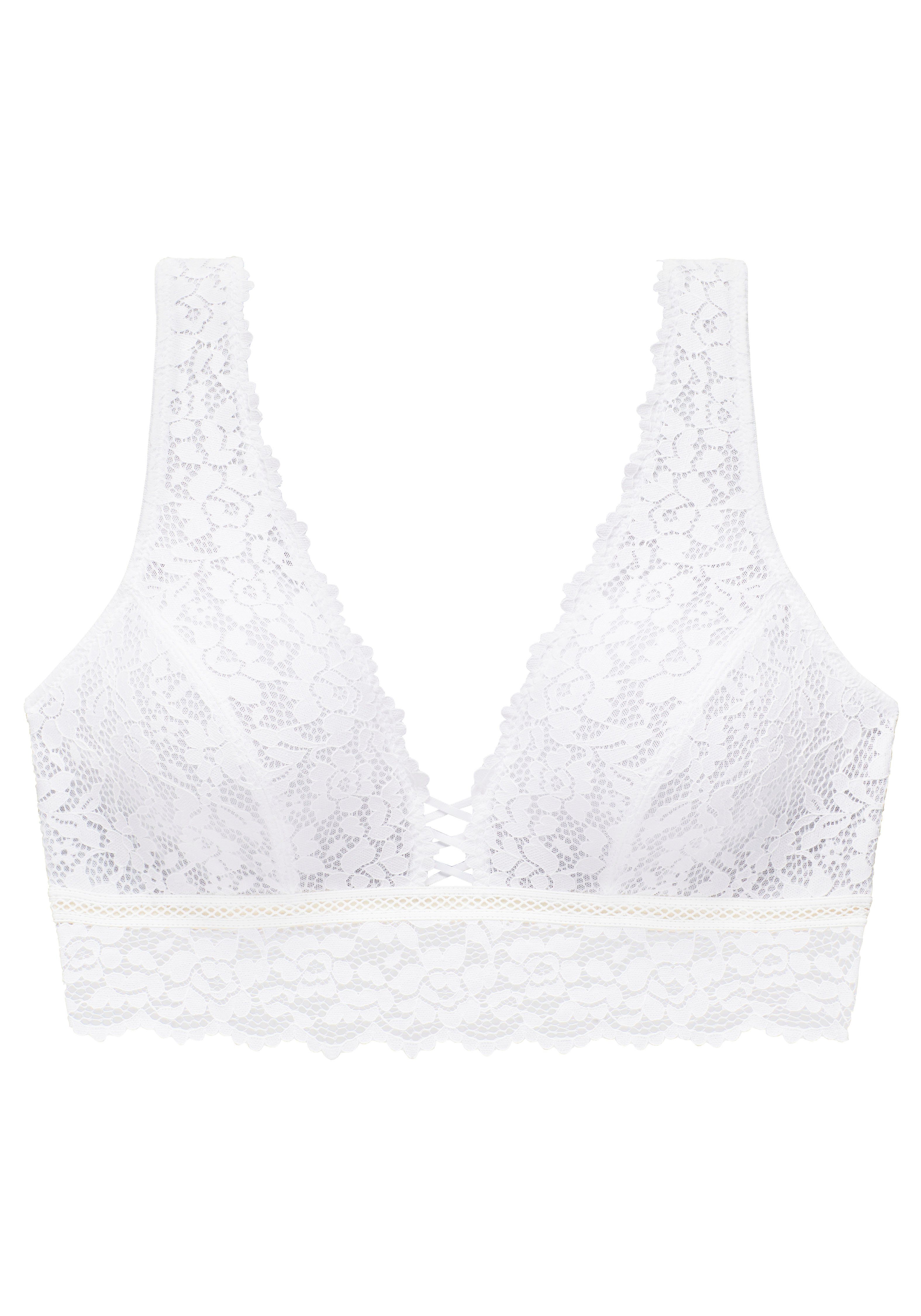 Vivance Bralette zonder beugels rondom gebloemd kant lingerie