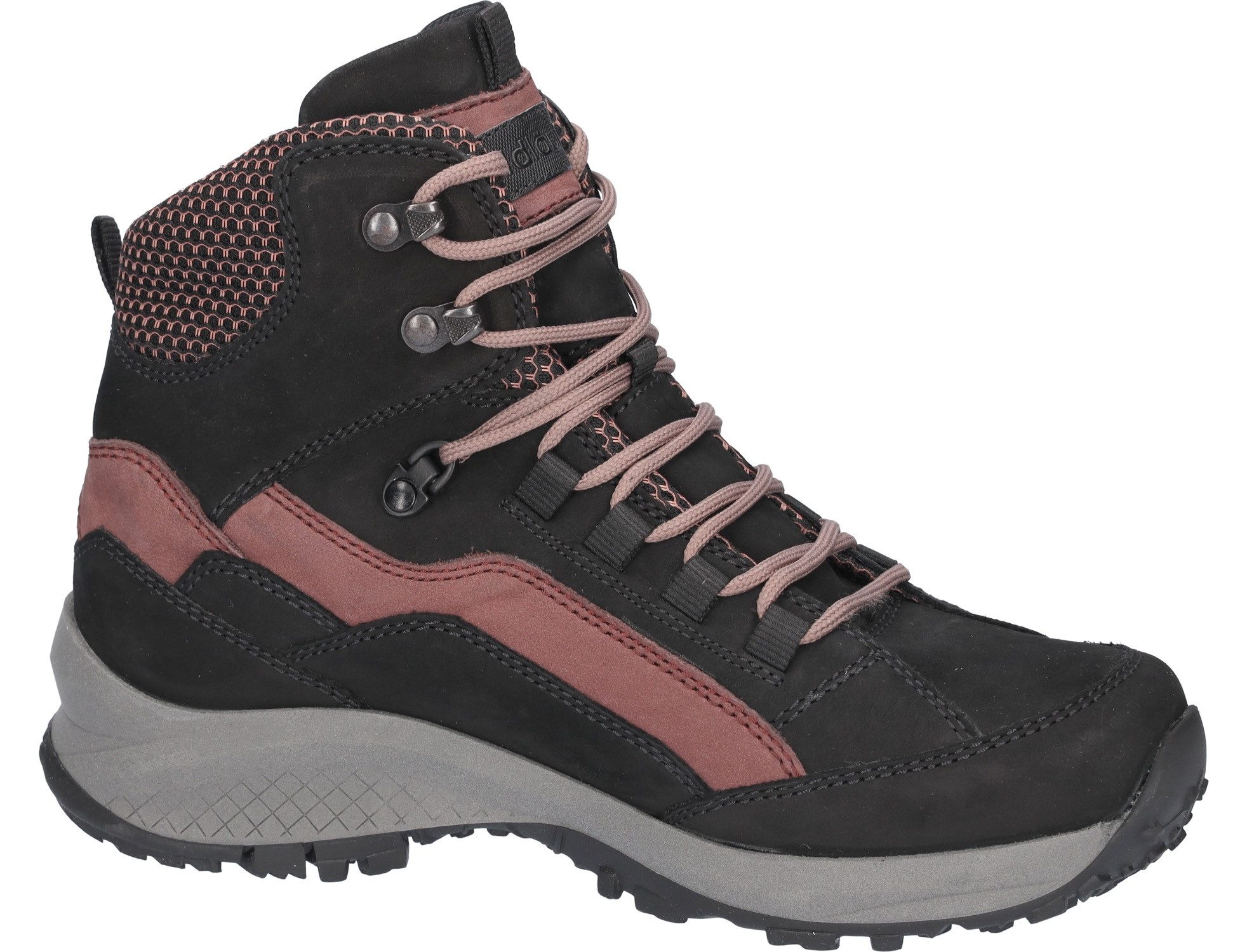 Waldläufer Trekkingschoenen H-EMMA outdoor, veterschoenen, high-top met tex-membraan, breedte h (zeer breed)