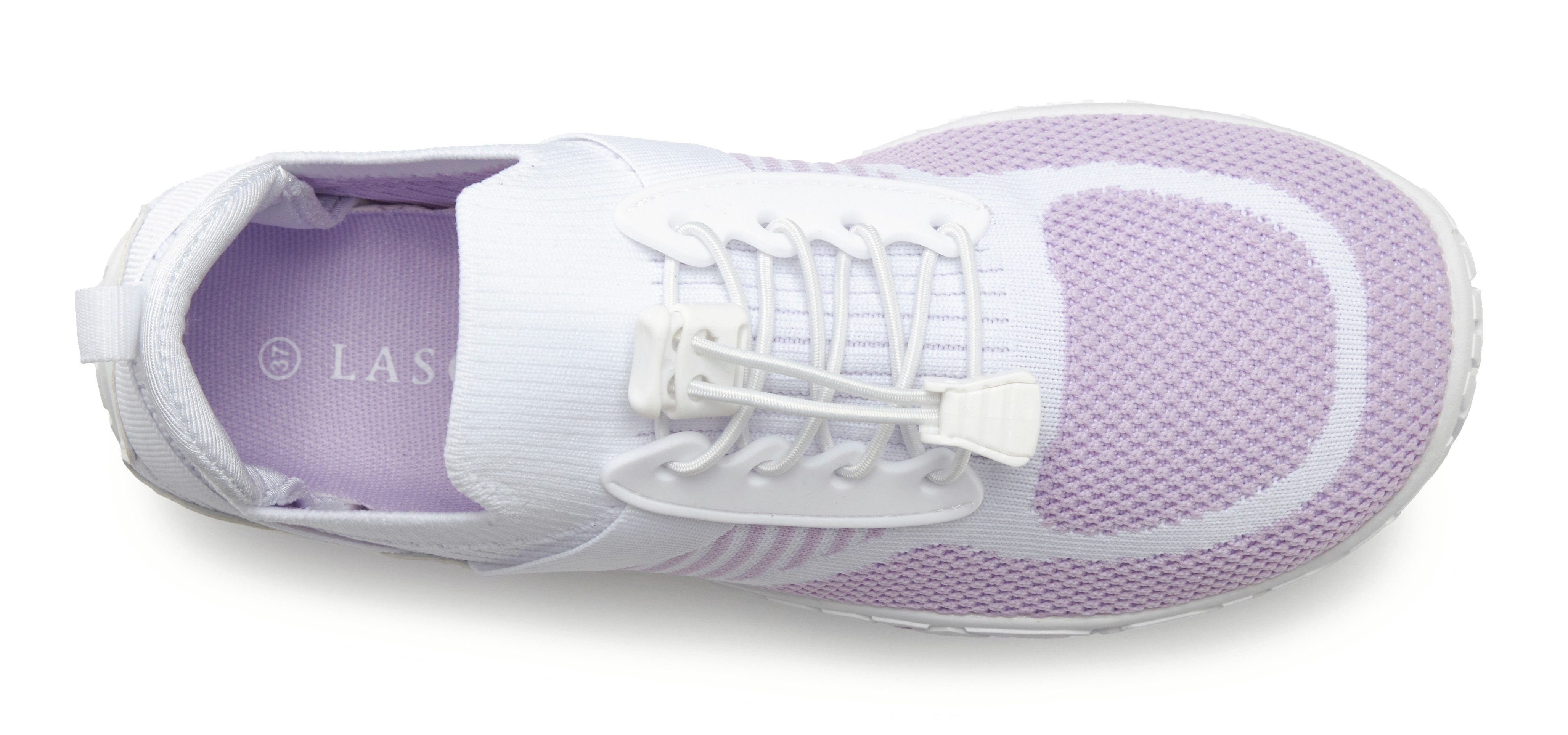 Lascana Sneakers Vrijetijdsschoen, lage schoen superlicht, platte flexibele zool VEGAN