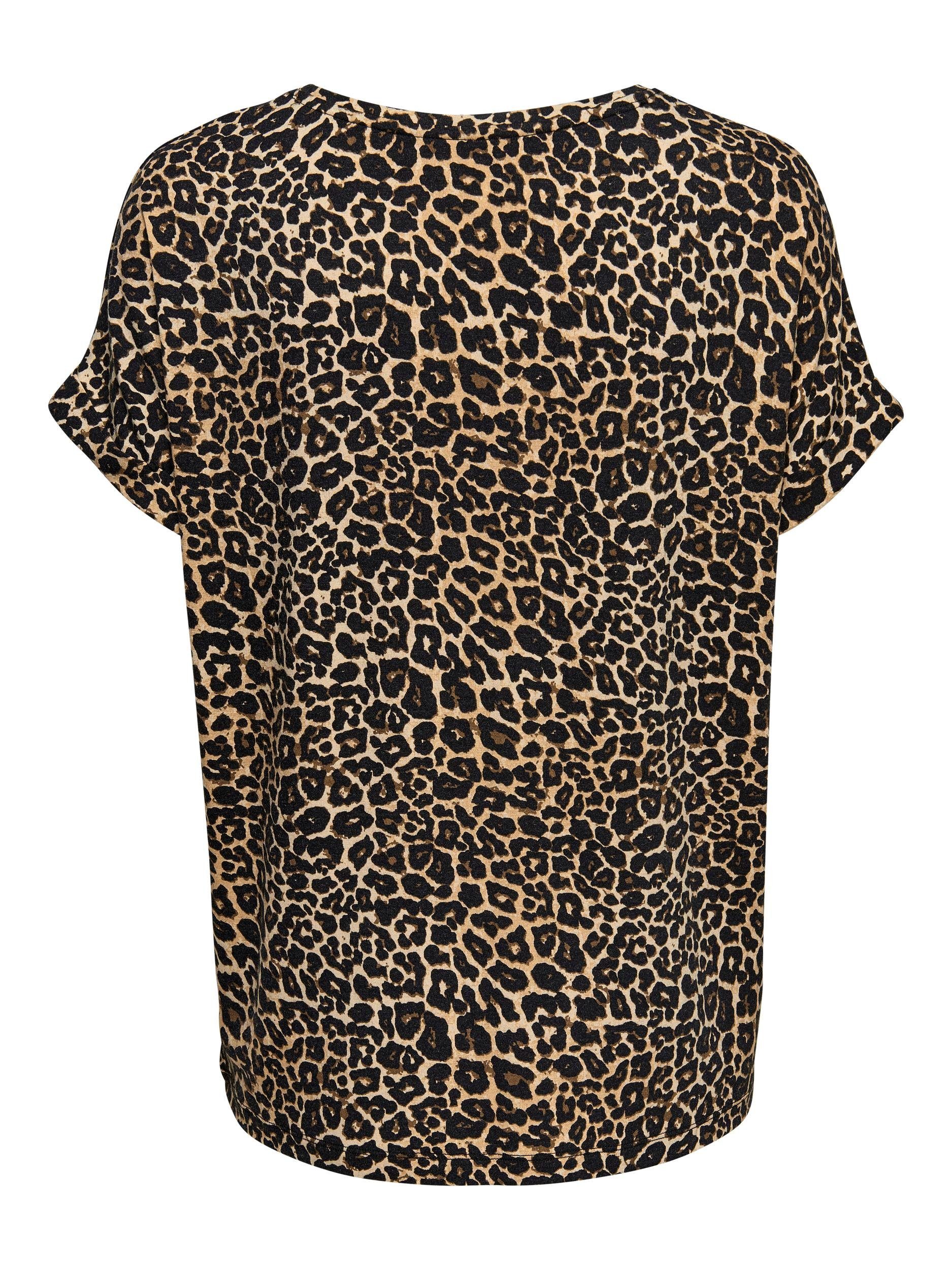 Only Shirt met korte mouwen ONLMOSTER AOP S/S TOP NOOS JRS