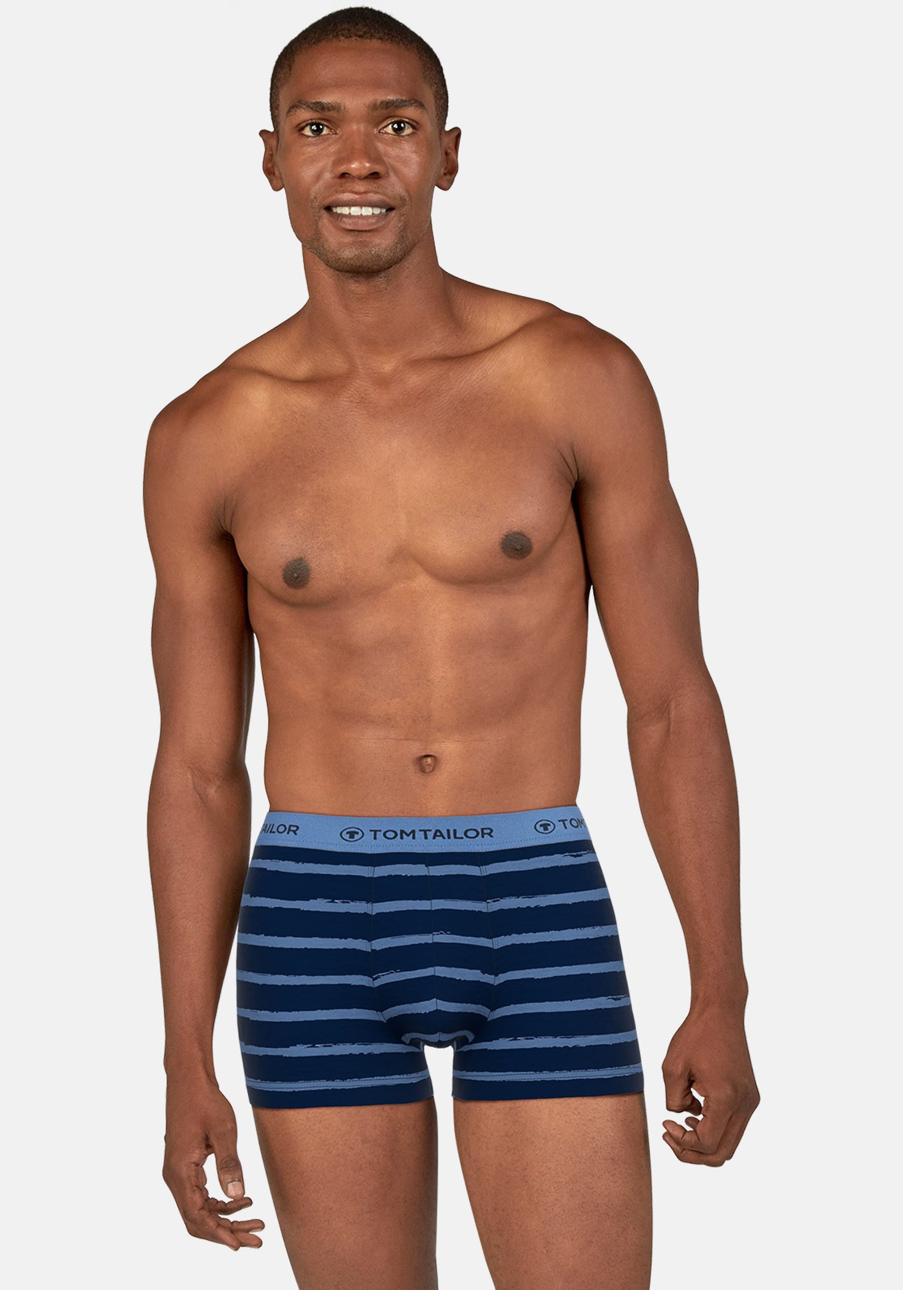 Tom Tailor Boxershort Buffer met logoband (Set van 3)