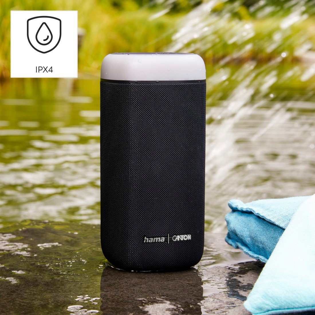 Hama Bluetooth luidspreker Bluetooth®-luidspreker Glow Pro (waterdicht IPX4, 5 lichtmodi, 30W)