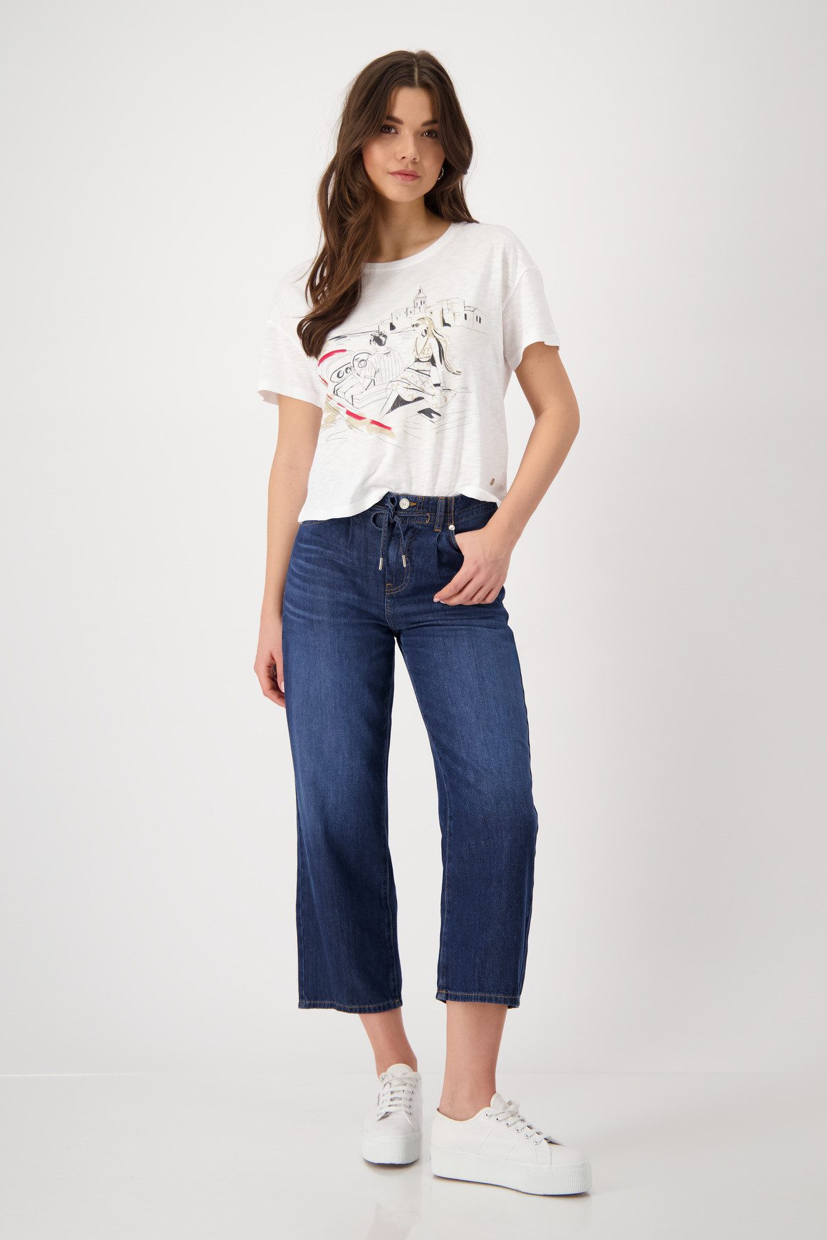 Monari Shirt met ronde hals Met een ronde hals