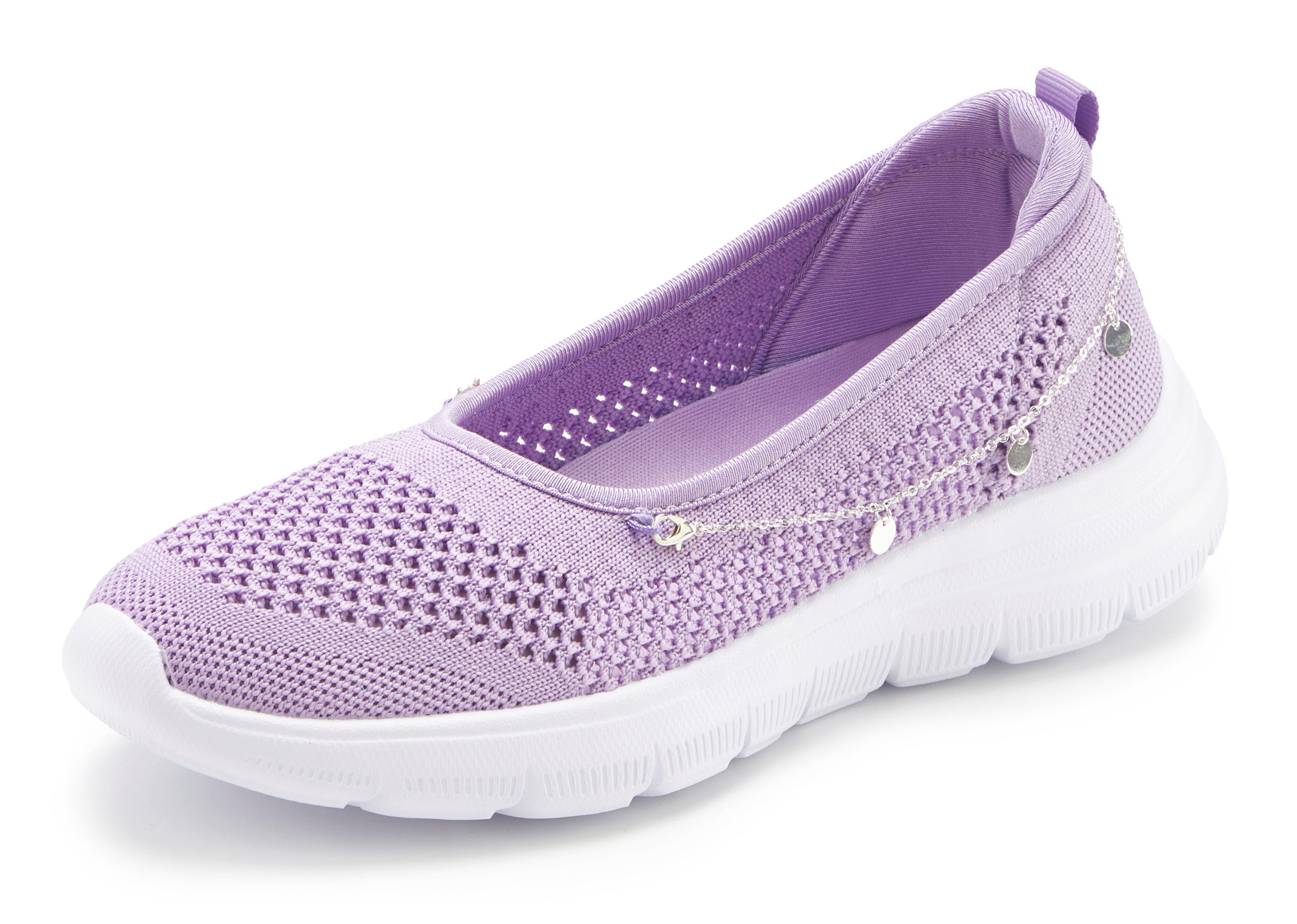 Lascana Sneakers Slip-On sneaker, slipper, ballerina, lage schoen VEGAN