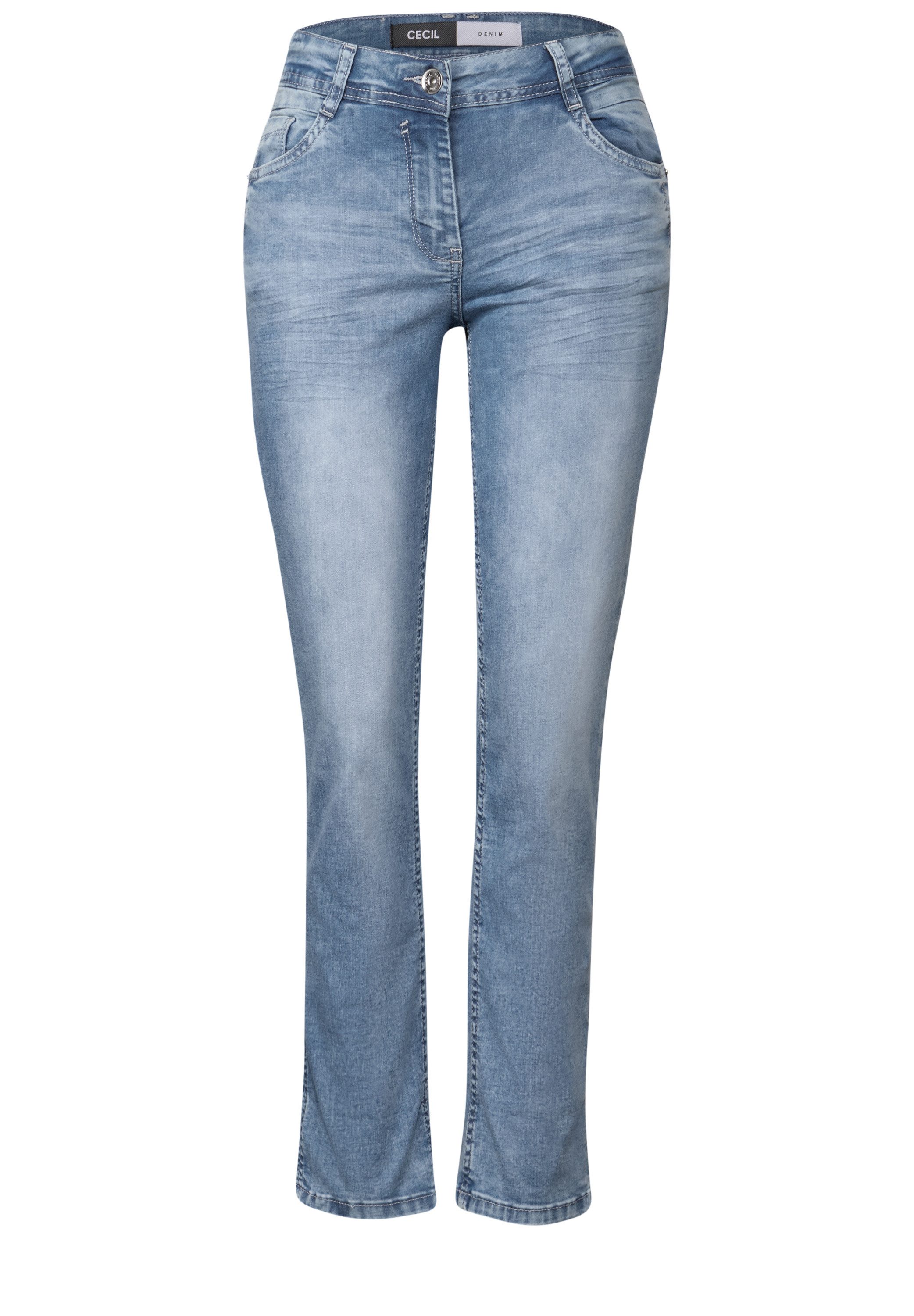 Cecil 5-pocket jeans Stijl Scarlett met turn-up detail
