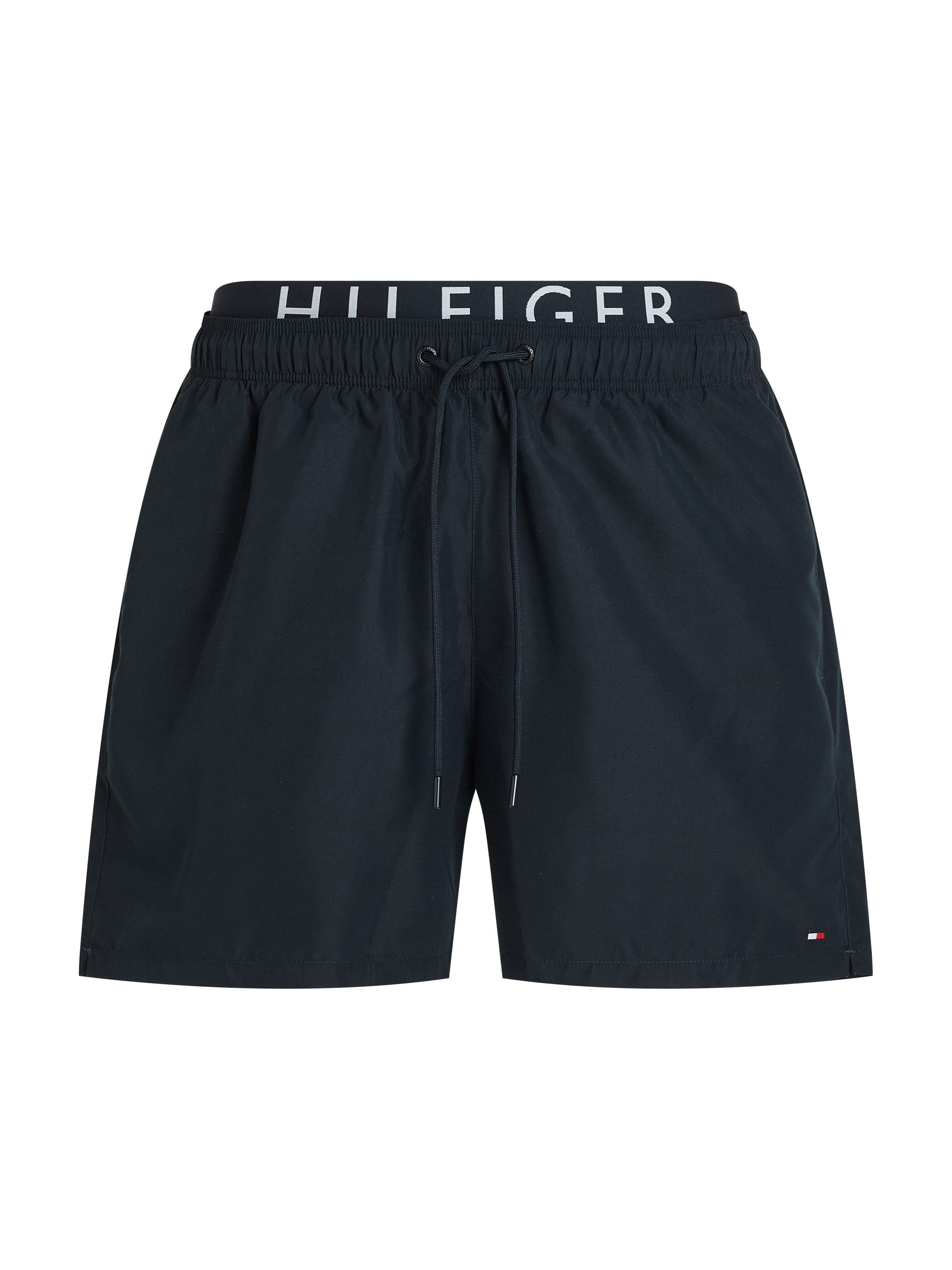Tommy Hilfiger Swimwear Zwemshort MEDIUM DRAWSTRING DW met bindband, met logo-opdruk